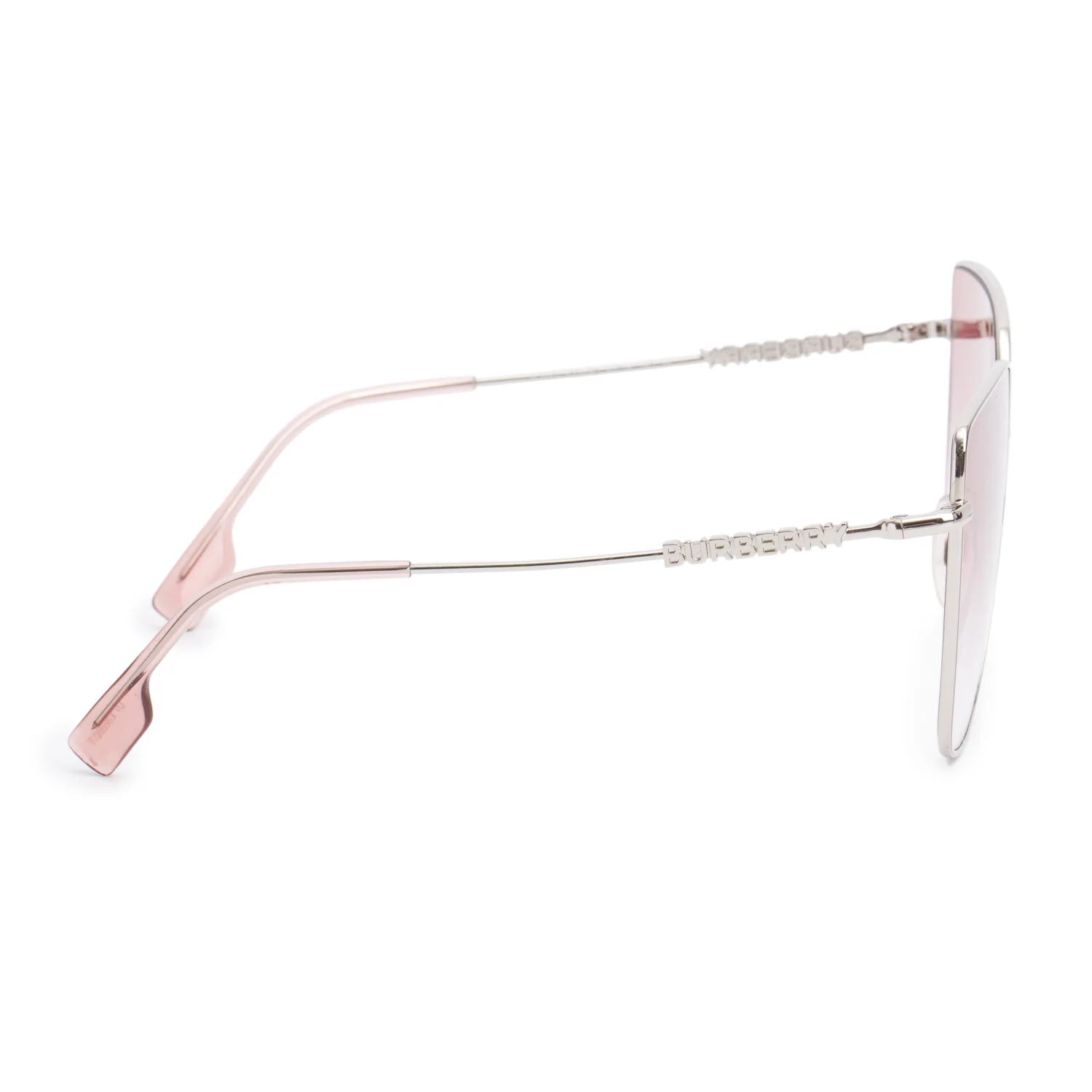 Burberry B 3143 Gold-Tone/Pink Square Daphne Sunglasses w/ Box & Case - Image 3