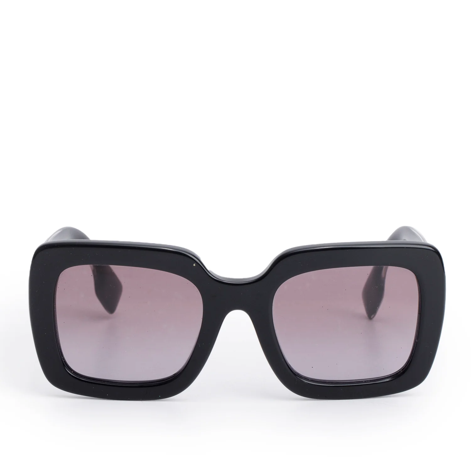 Burberry B 4284 Black Acetate Square Sunglasses w/ Case