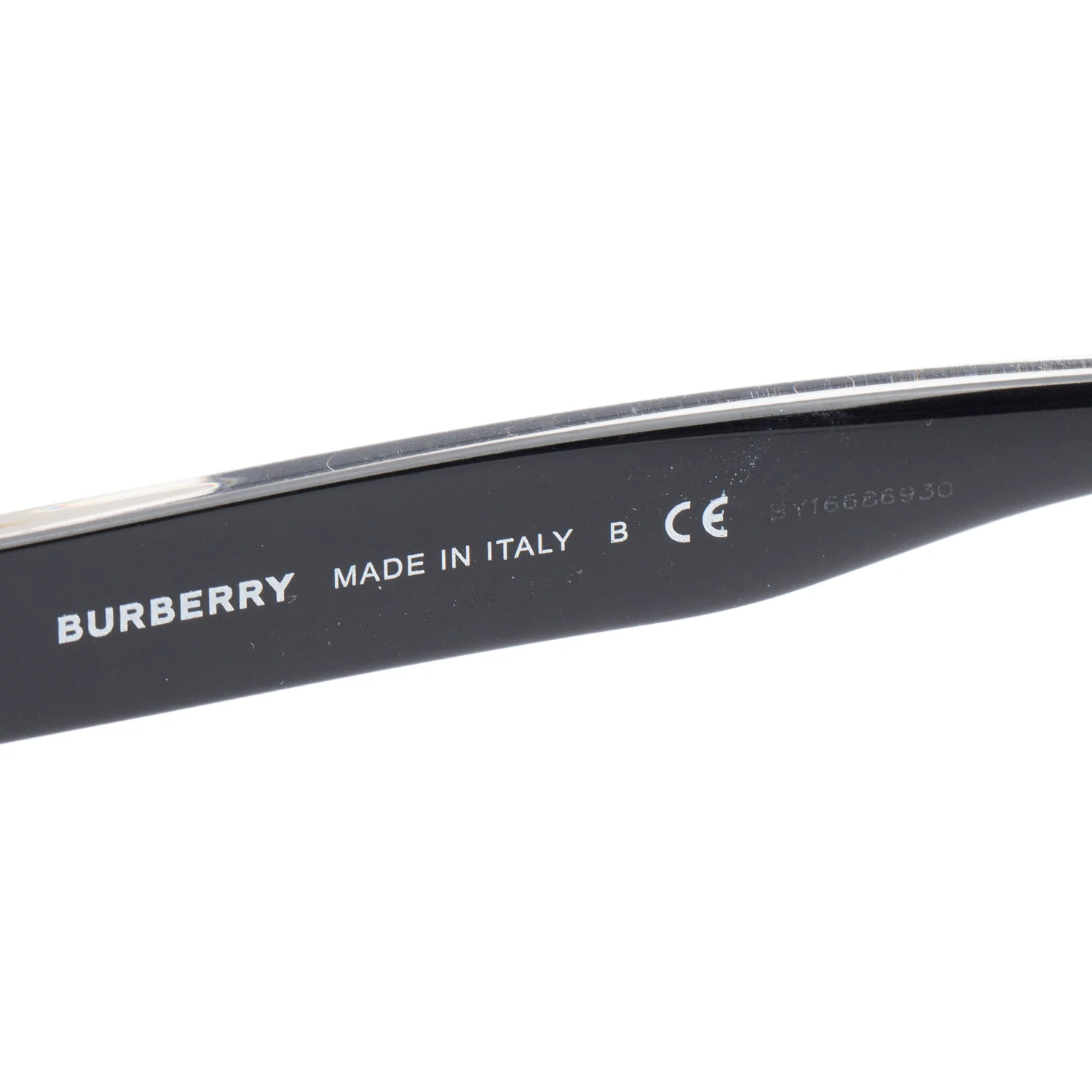 Burberry B 4284 Black Acetate Square Sunglasses w/ Case - Image 5