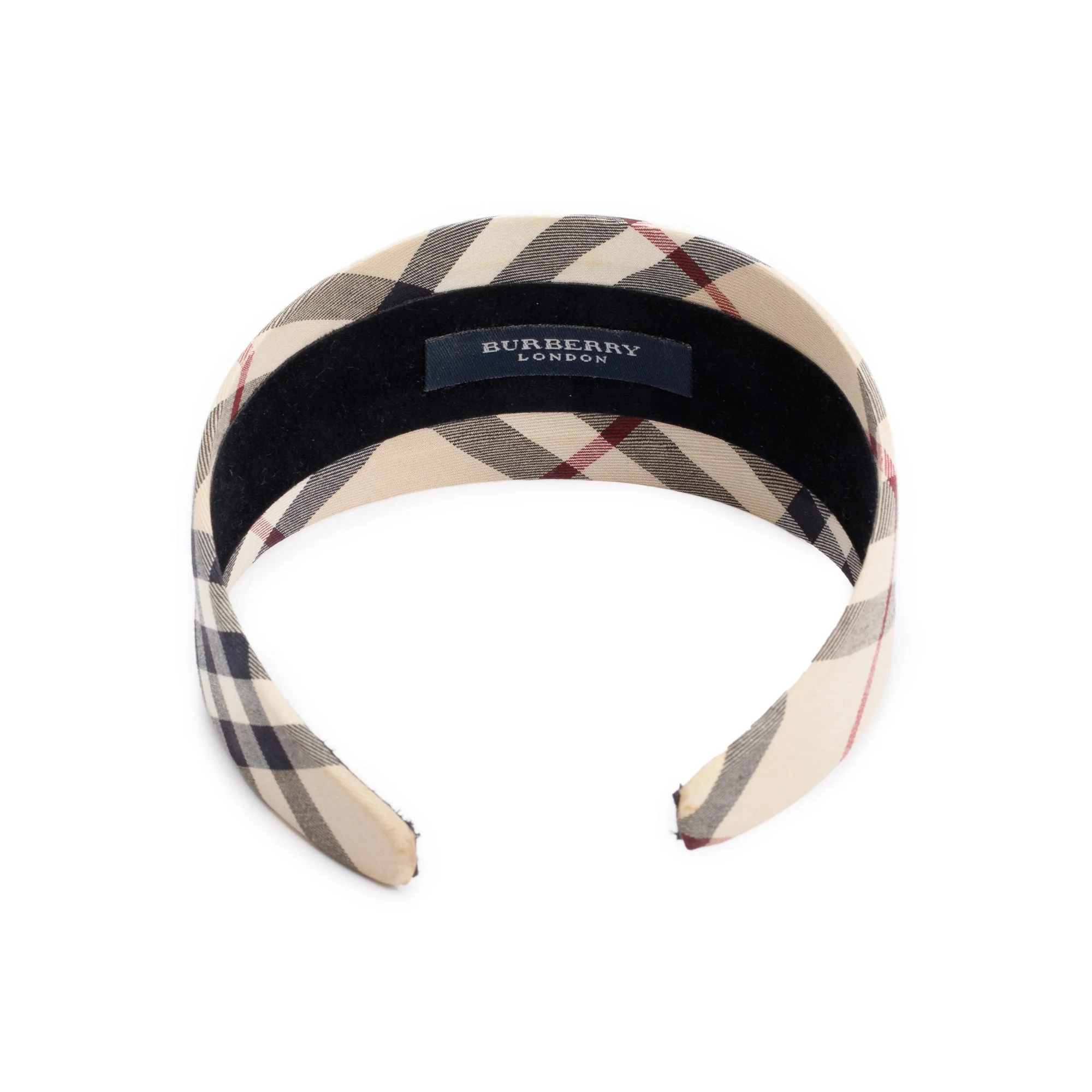 Burberry Beige Nova Check Headband - Image 4