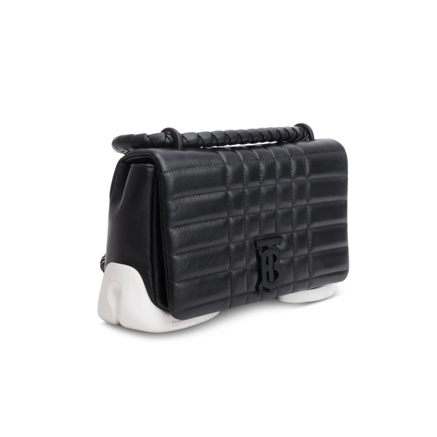 Burberry Black Quilted Calfskin Lola Hoof Shoulder Bag - Image 4