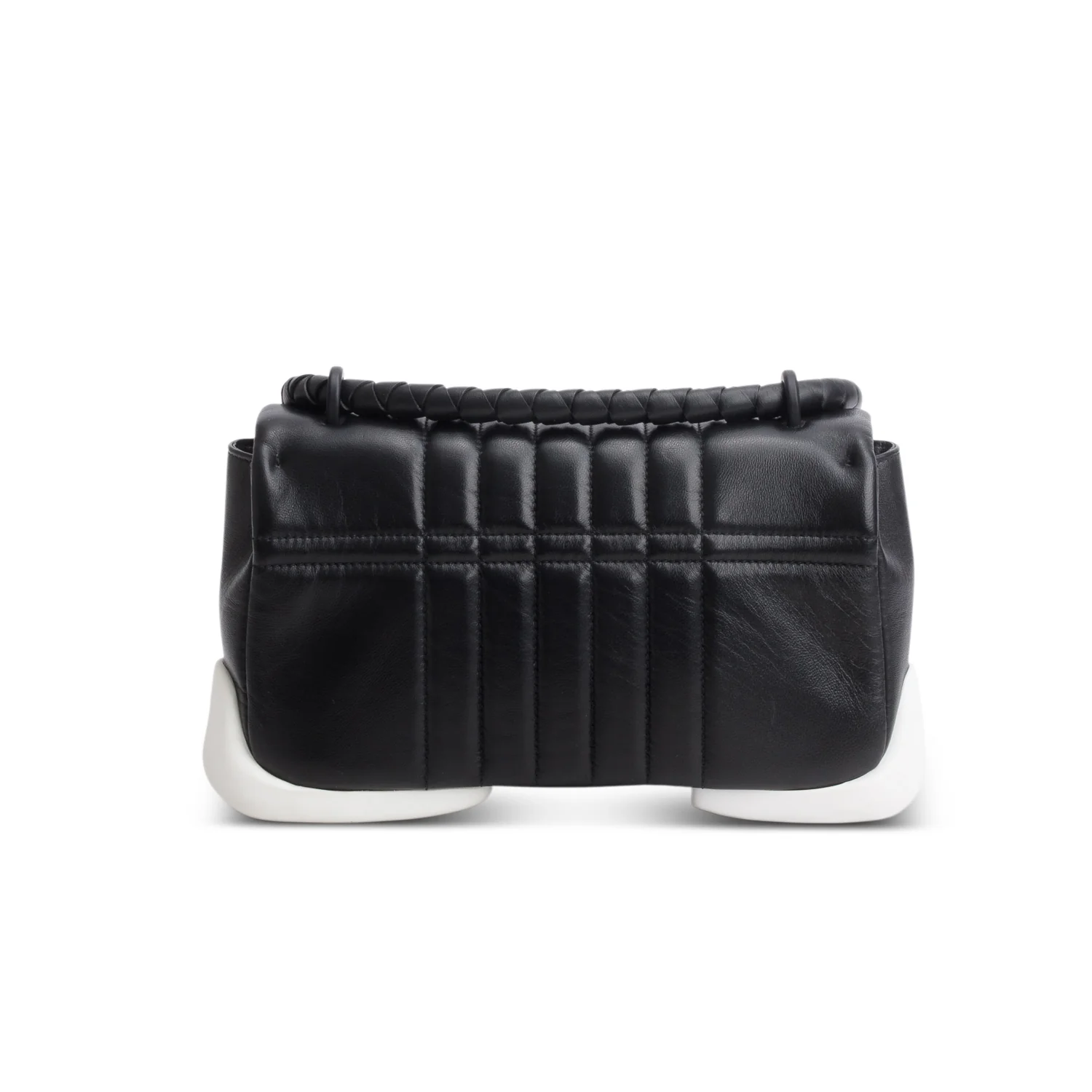 Burberry Black Quilted Calfskin Lola Hoof Shoulder Bag - Image 5