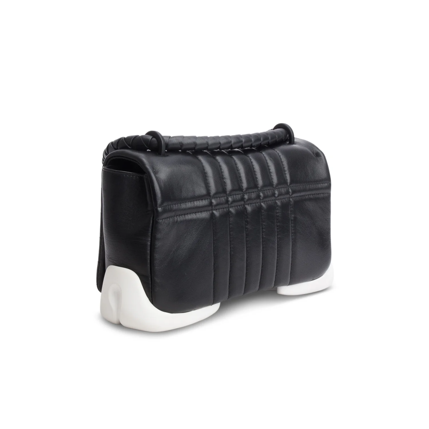 Burberry Black Quilted Calfskin Lola Hoof Shoulder Bag - Image 6