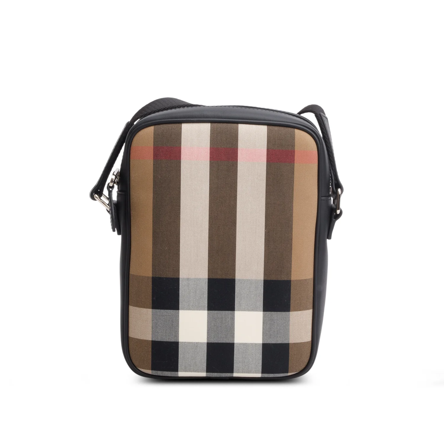 Burberry Brown Canvas Super Exploded Check Vertical Paddy Camera Bag - Image 5