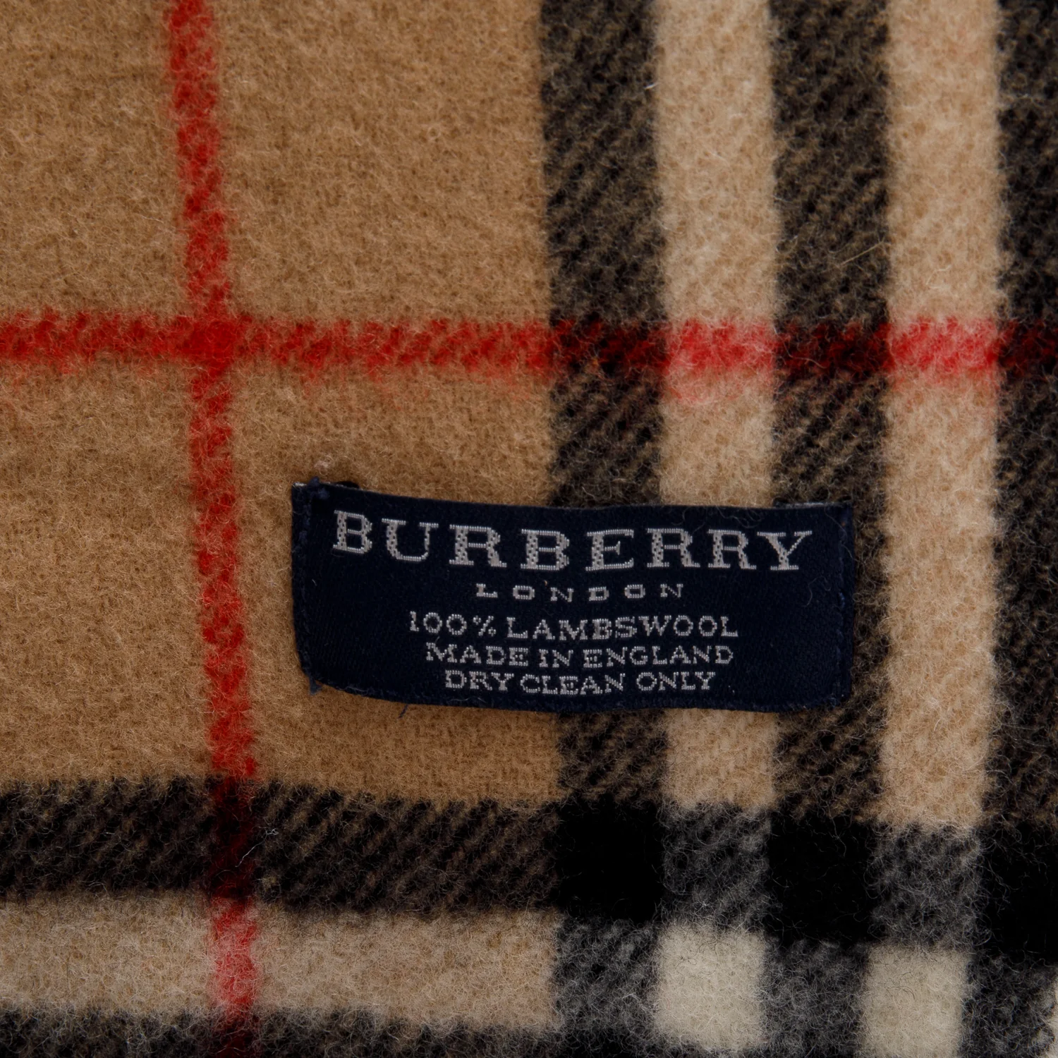 Burberry Brown House Check Wool Scarf w/ Box - Image 5