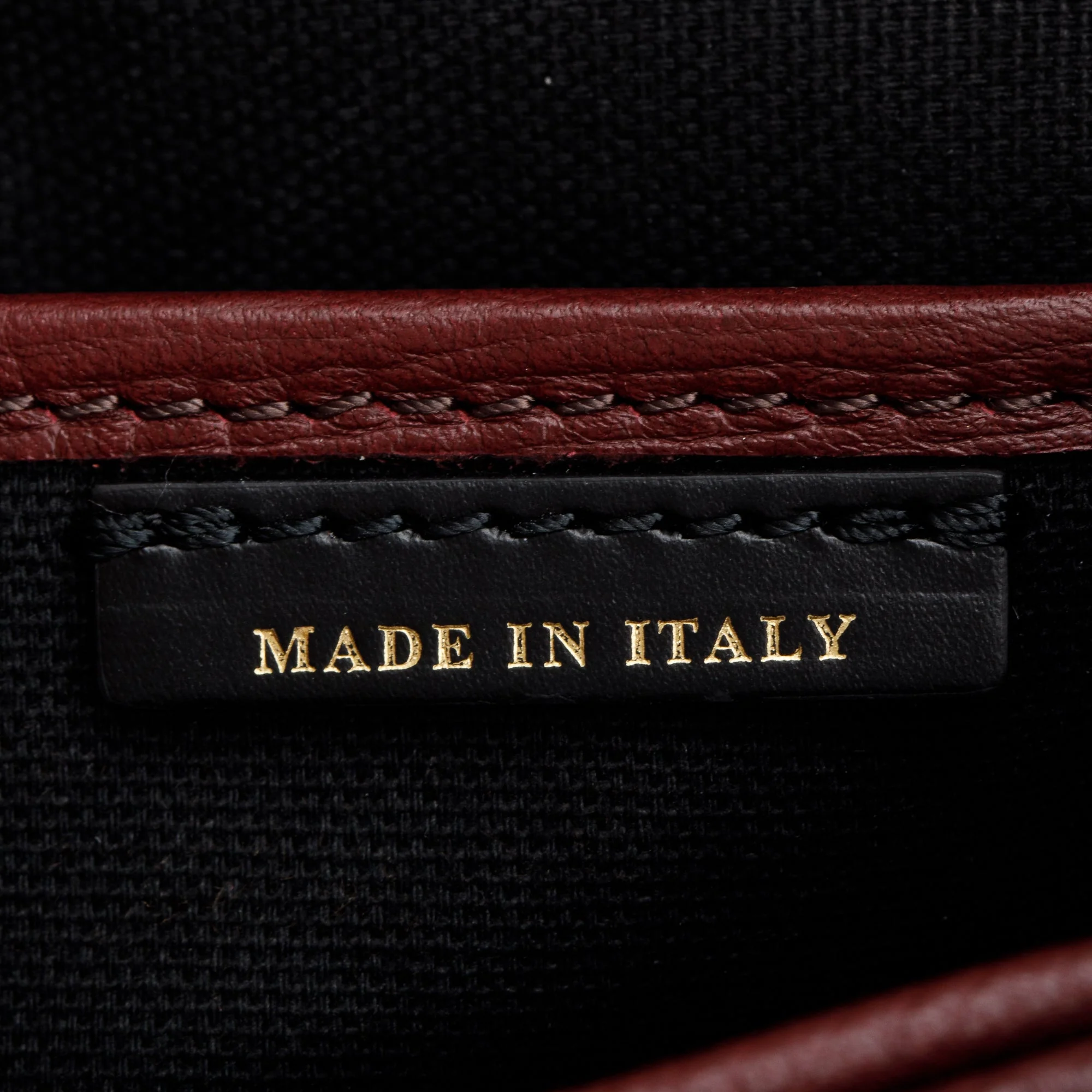 Burberry Burgundy Calfskin Small Camberley Bag w/ Strap - Image 9