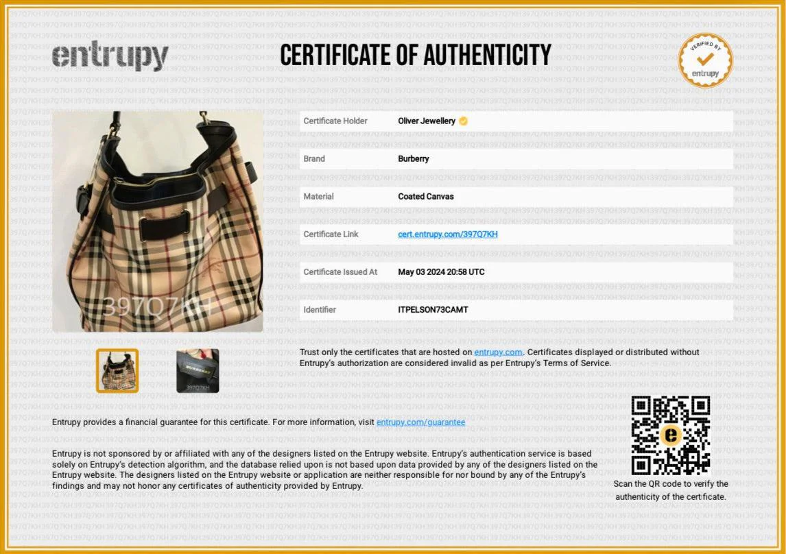 Burberry Haymarket Check Canvas Medium Walden Belted Hobo Bag - Image 10