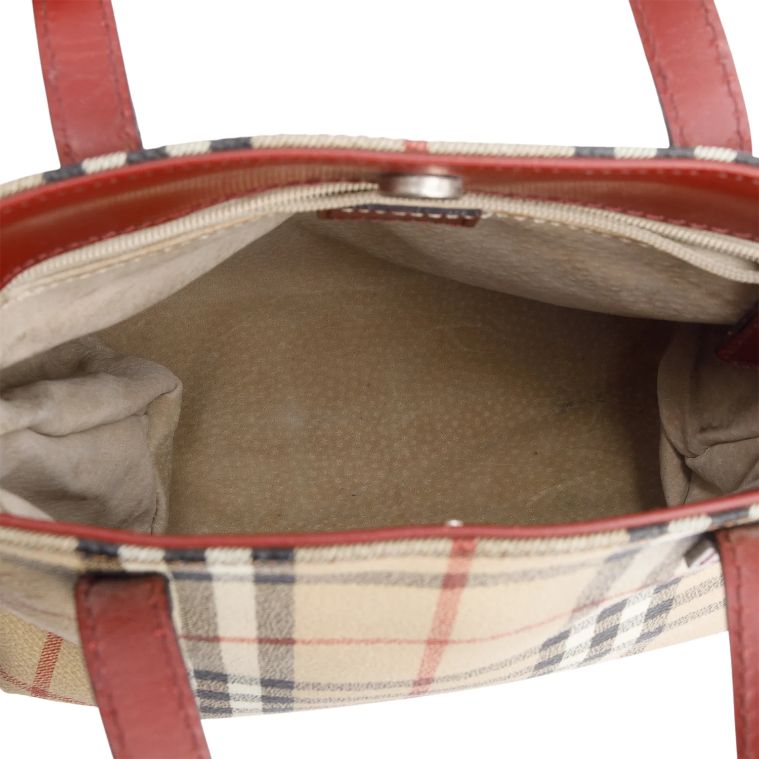 Burberry Haymarket Check Mini Tote - Image 6