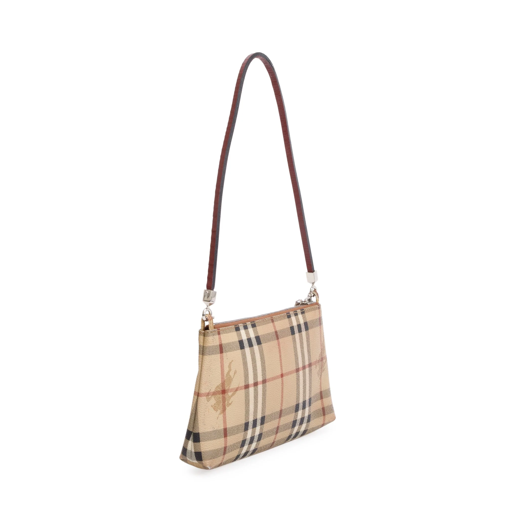 Burberry Haymarket Check Pochette Bag - Image 4