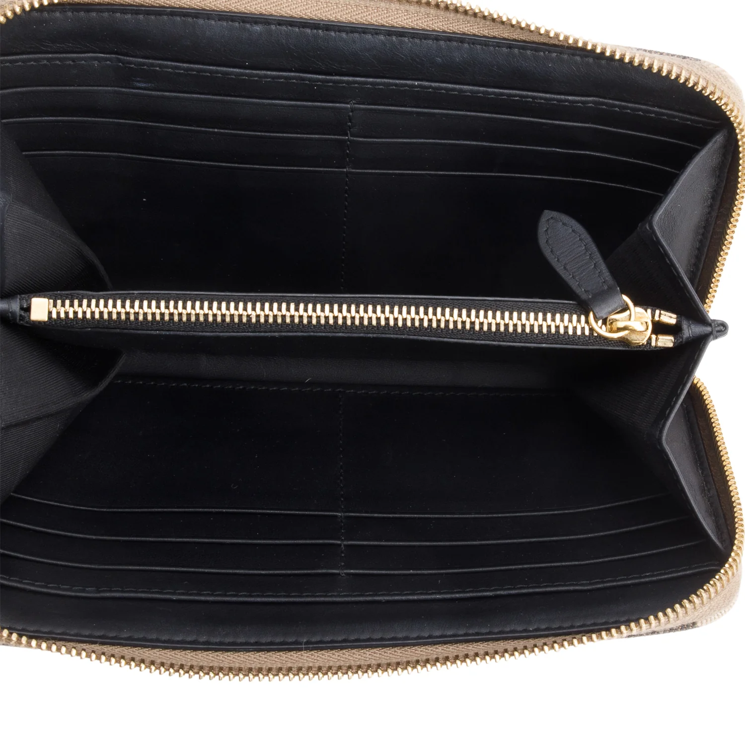 Burberry House Check Large Ziggy Zip Around Wallet - Image 6