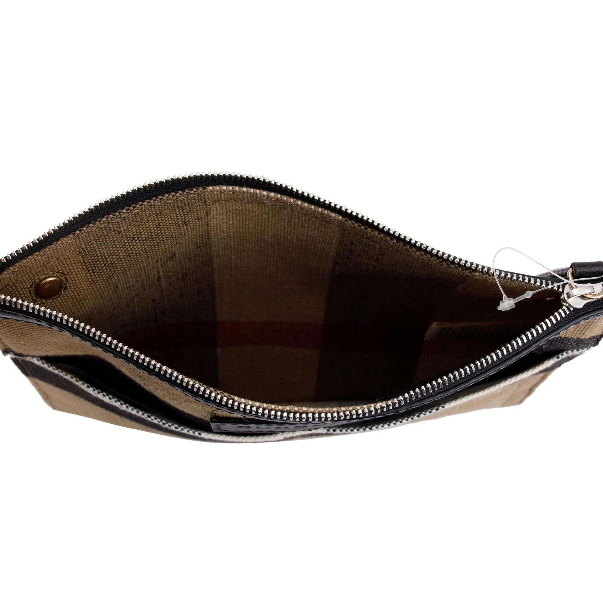 Burberry Mega Check Medium Ashby Hobo Bag w/ Strap & Pouch - Image 13