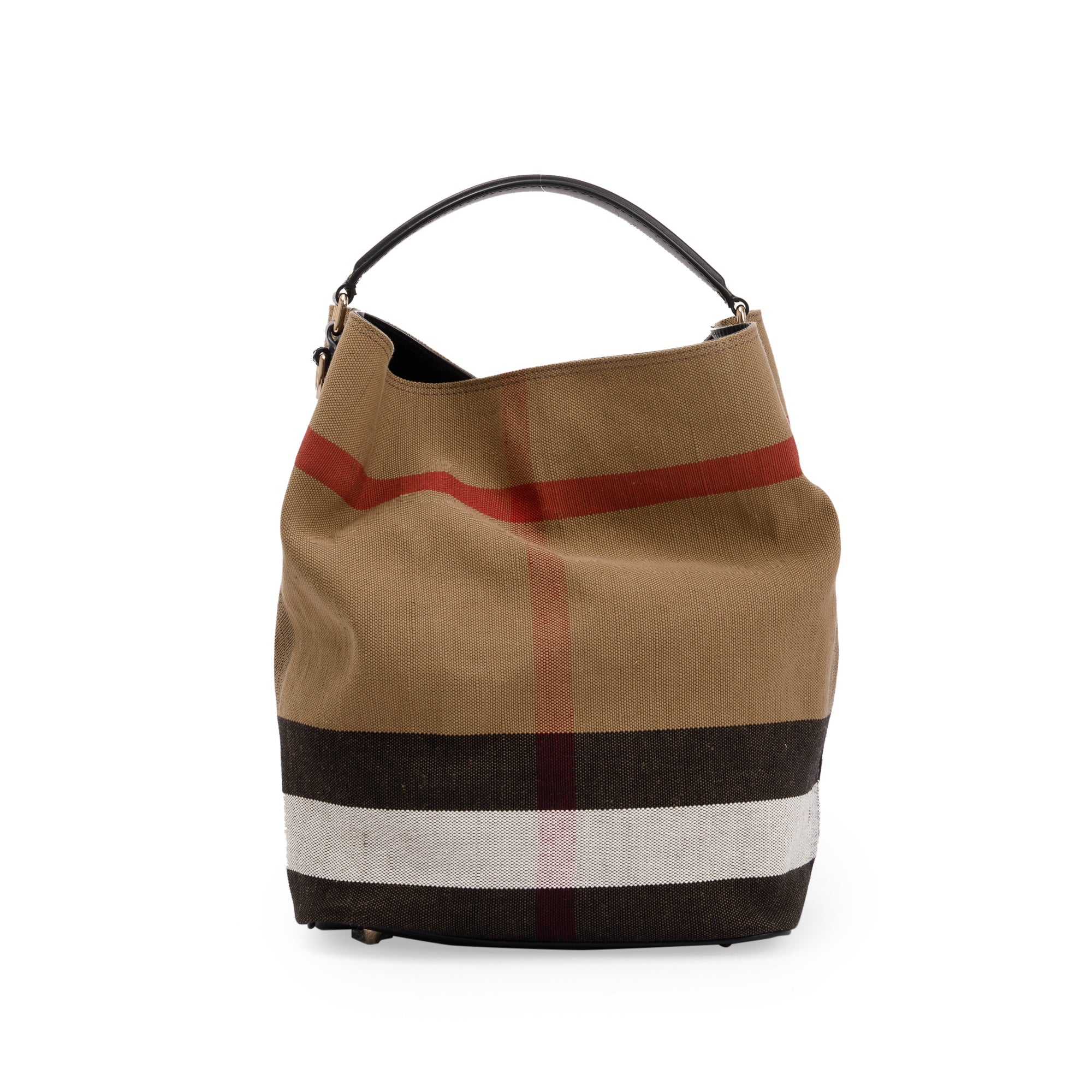 Burberry Mega Check Medium Ashby Hobo Bag w/ Strap & Pouch - Image 4