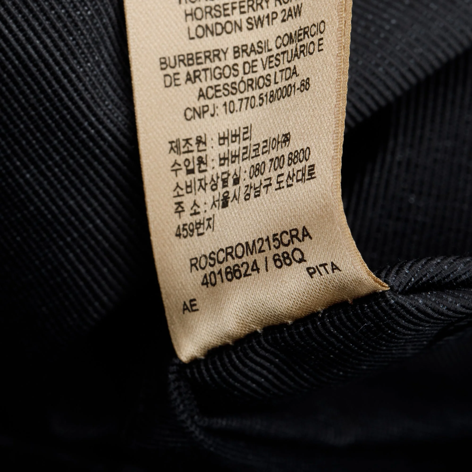 Burberry Navy Technical Nylon Large Rucksack Backpack - Image 8