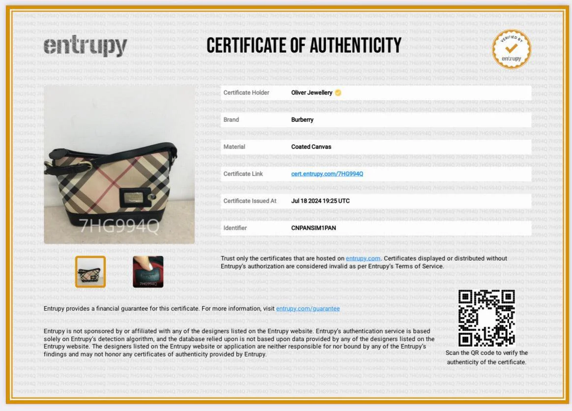 Burberry Nova Check Canvas Black Leather Trim Hobo Bag - Image 9