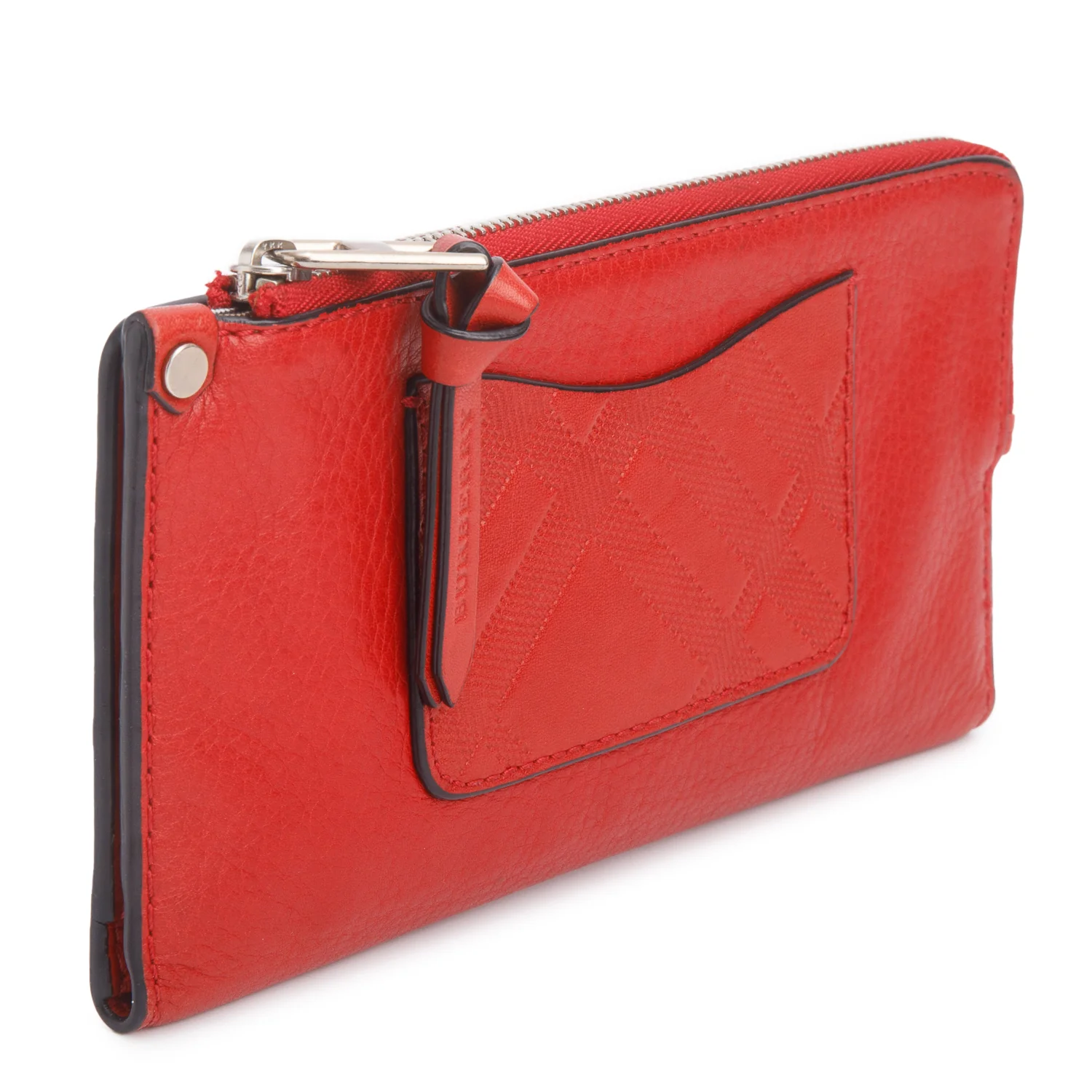 Burberry Red Leather Continental Wallet - Image 2