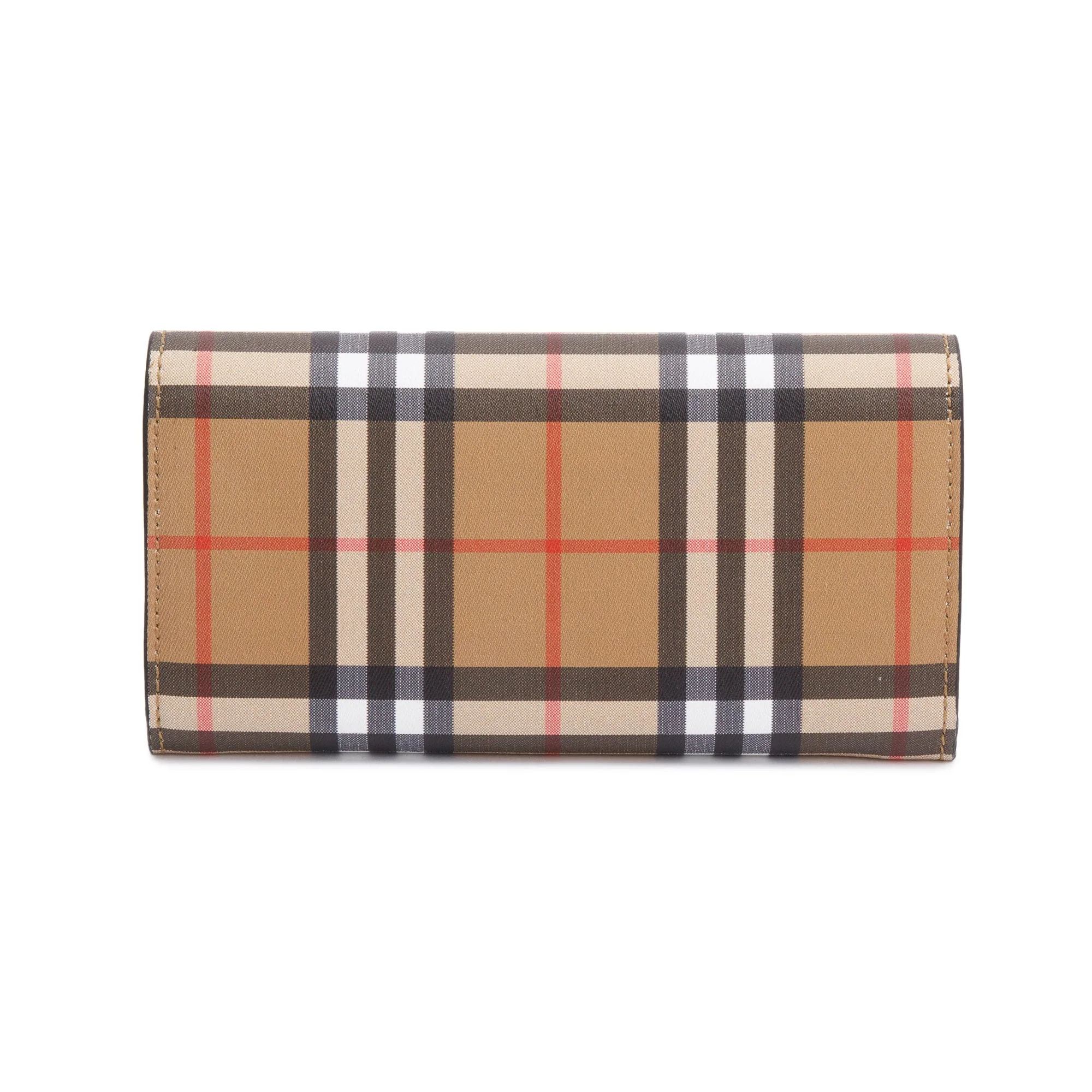 Burberry Vintage Check Halton Continental Wallet w/ Box - Image 4