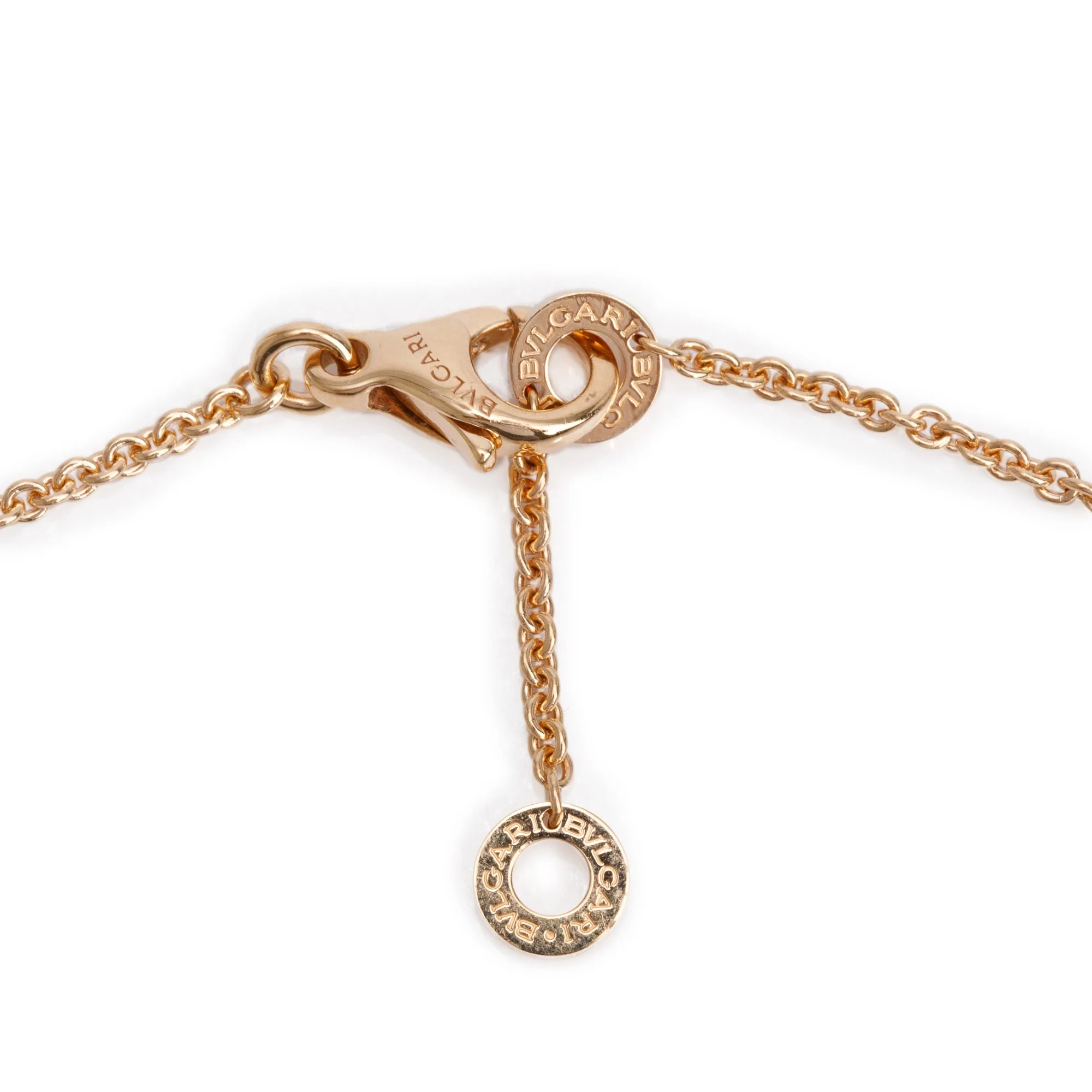 BVLGARI 18k Rose Gold Diva's Dream Diamond Flower Pendant Necklace - Image 5