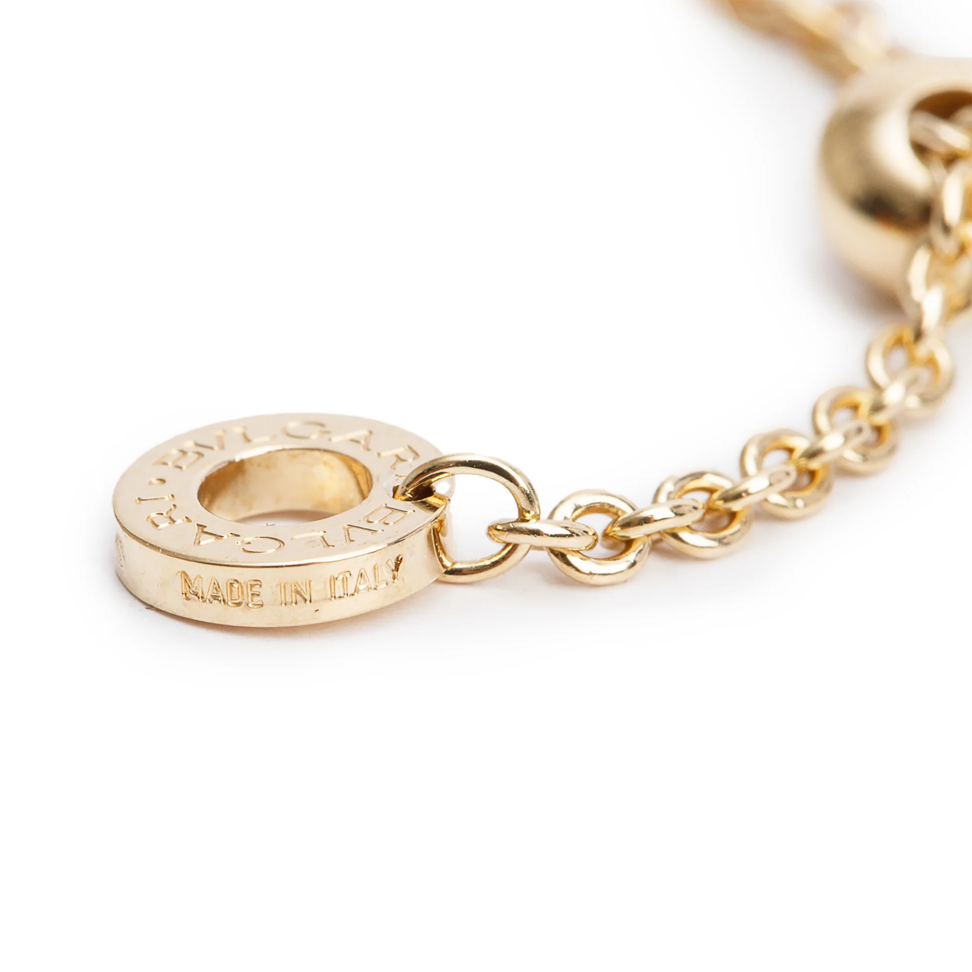BVLGARI 18k Yellow Gold B.Zero1 Tassel Pendant Necklace - Image 5