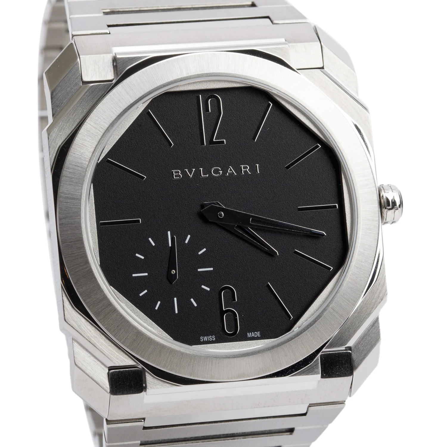 BVLGARI 2022 Stainless Steel Octo Finissimo 40 MM Automatic Watch Back Dial w/ Box & Papers - Image 3