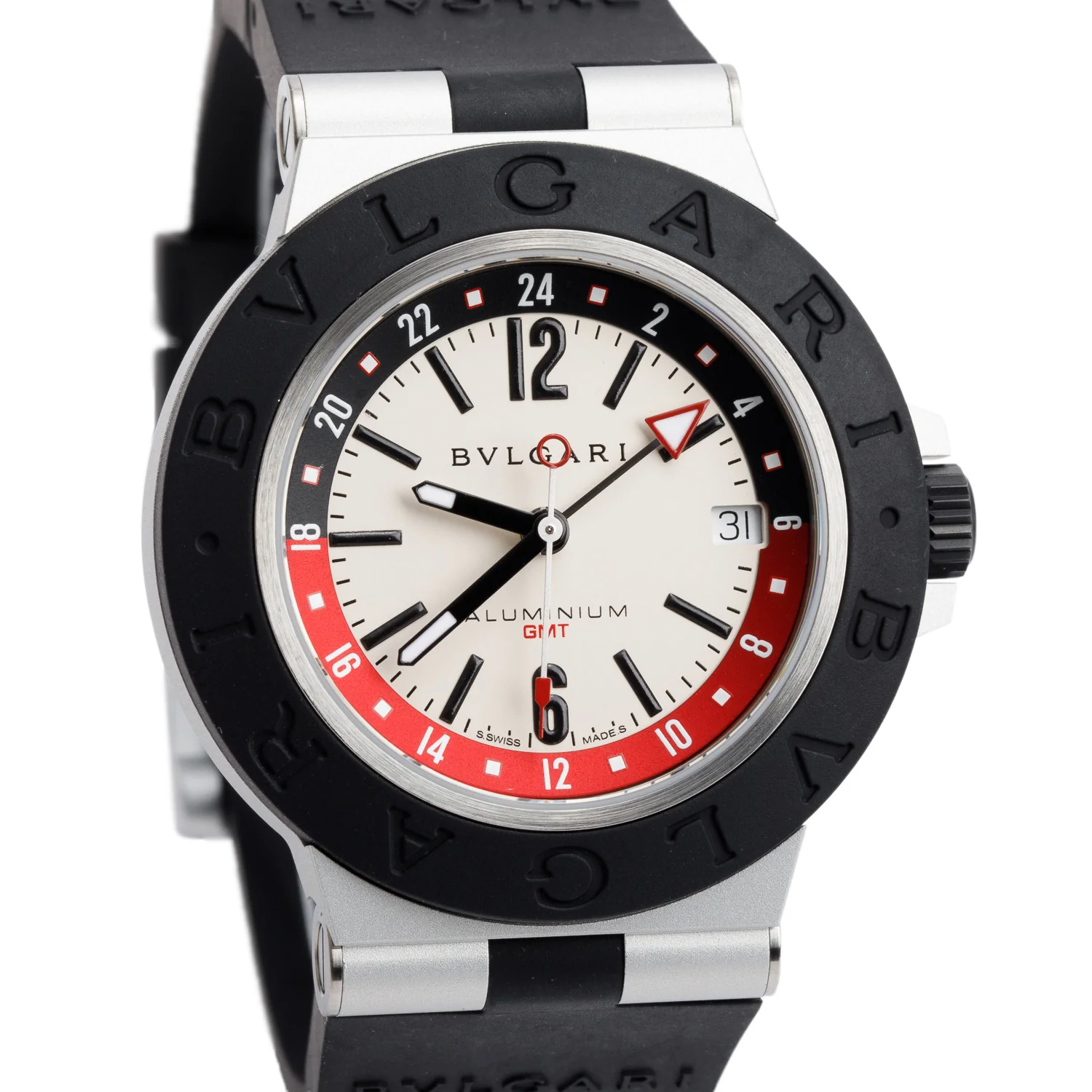 BVLGARI Aluminum 40 MM GMT Automatic Watch - Image 2