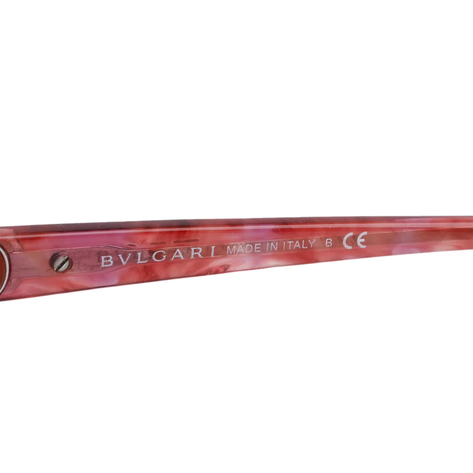 BVLGARI Burgundy Acetate 8137-B-F Crystal Divas Dream Sunglasses w/ Case - Image 5