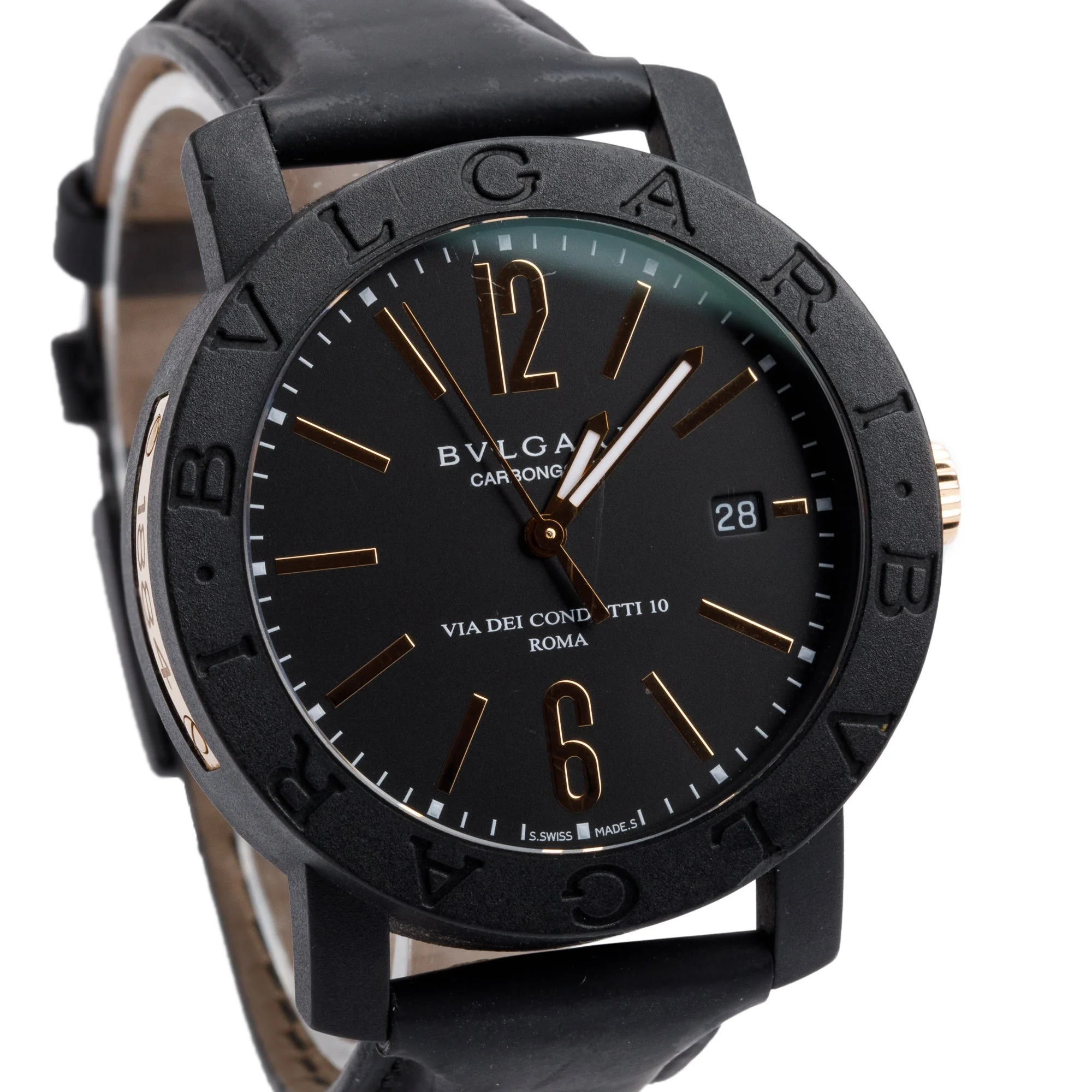 BVLGARI Carbongold Bulgari Via Dei Condotti 40 MM Automatic Watch - Image 2