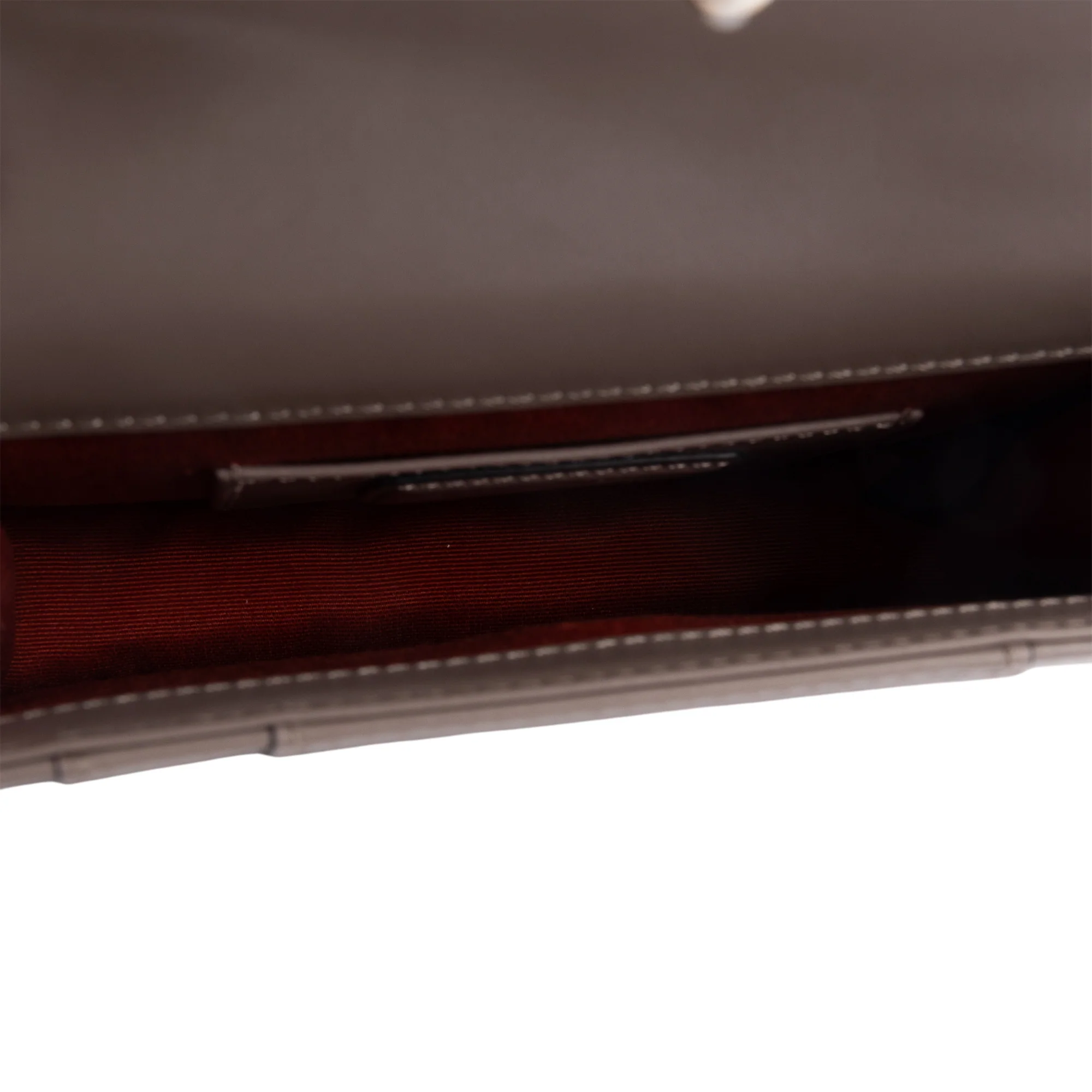 BVLGARI Taupe Calfskin Leather Serpenti Forever Crossbody Bag - Image 8