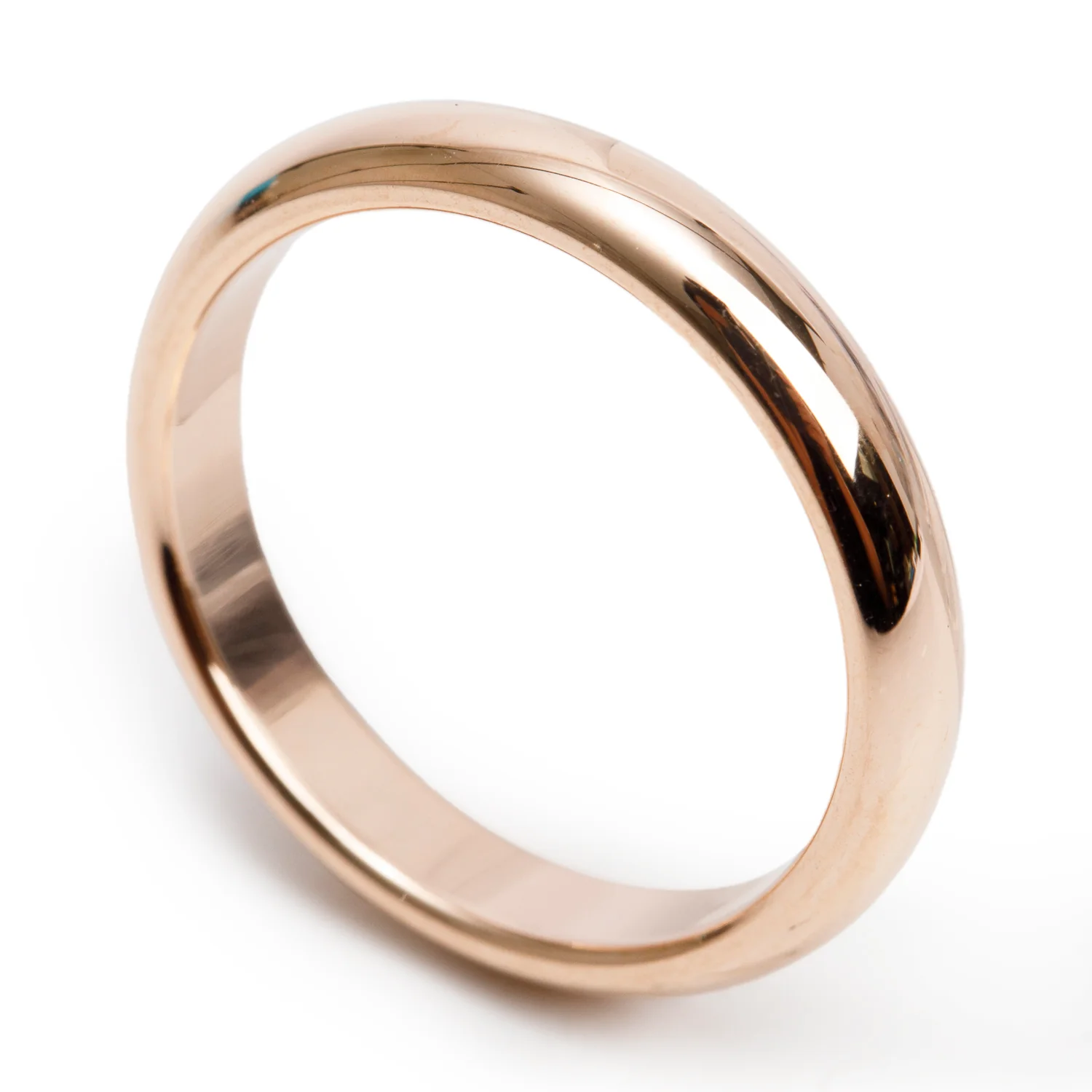 Cartier 18k Rose Gold 1895 3.5 MM Wedding Band Ring, Size 55 7.25 - Image 3