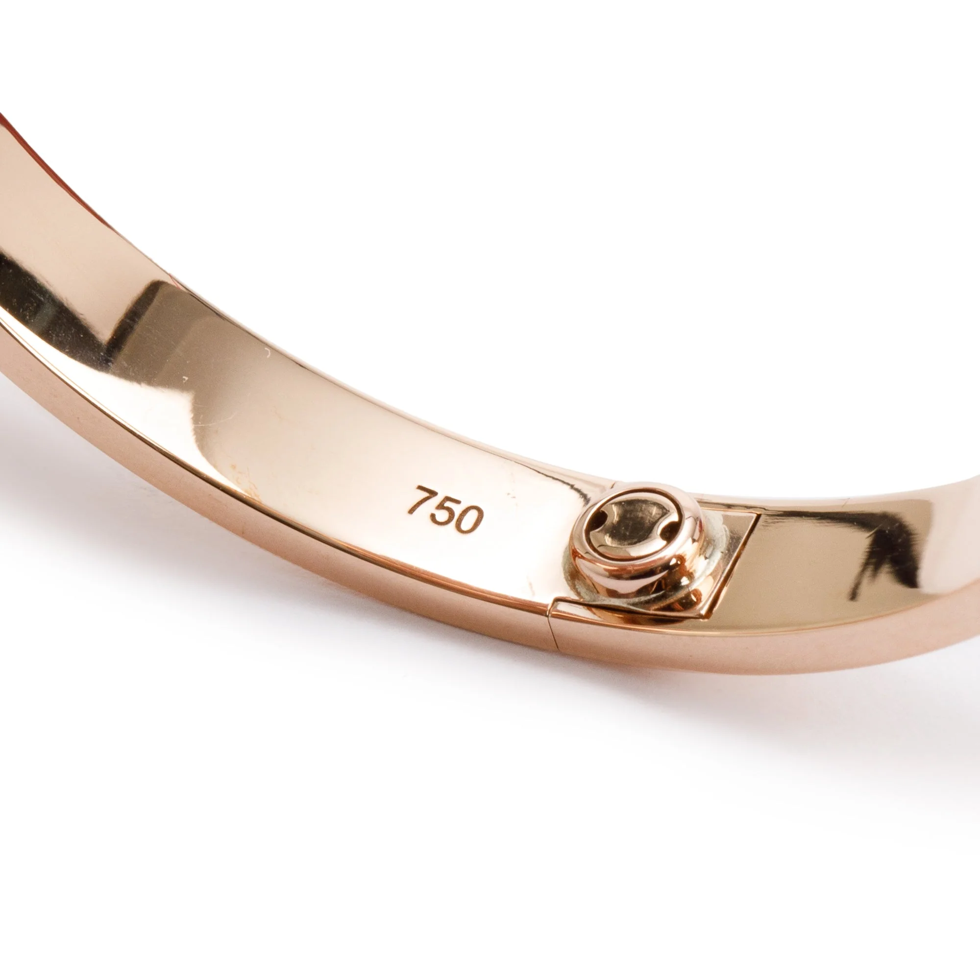 Cartier 18k Rose Gold Love Bracelet, Size 17 w/ Box & Certificate - Image 5