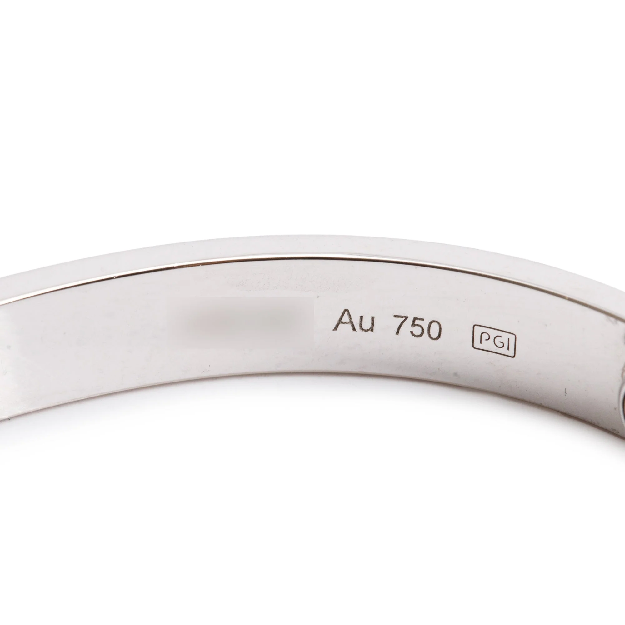 Cartier 18k White Gold Love Bracelet, Size 16 w/ Box - Image 3