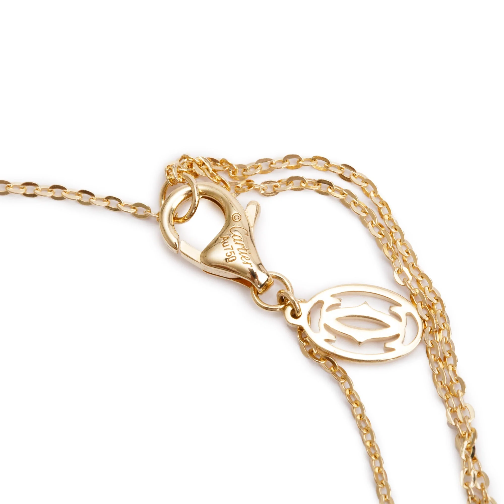 Cartier 18k White, Yellow & Rose Gold Trinity Bracelet w/ Box - Image 4