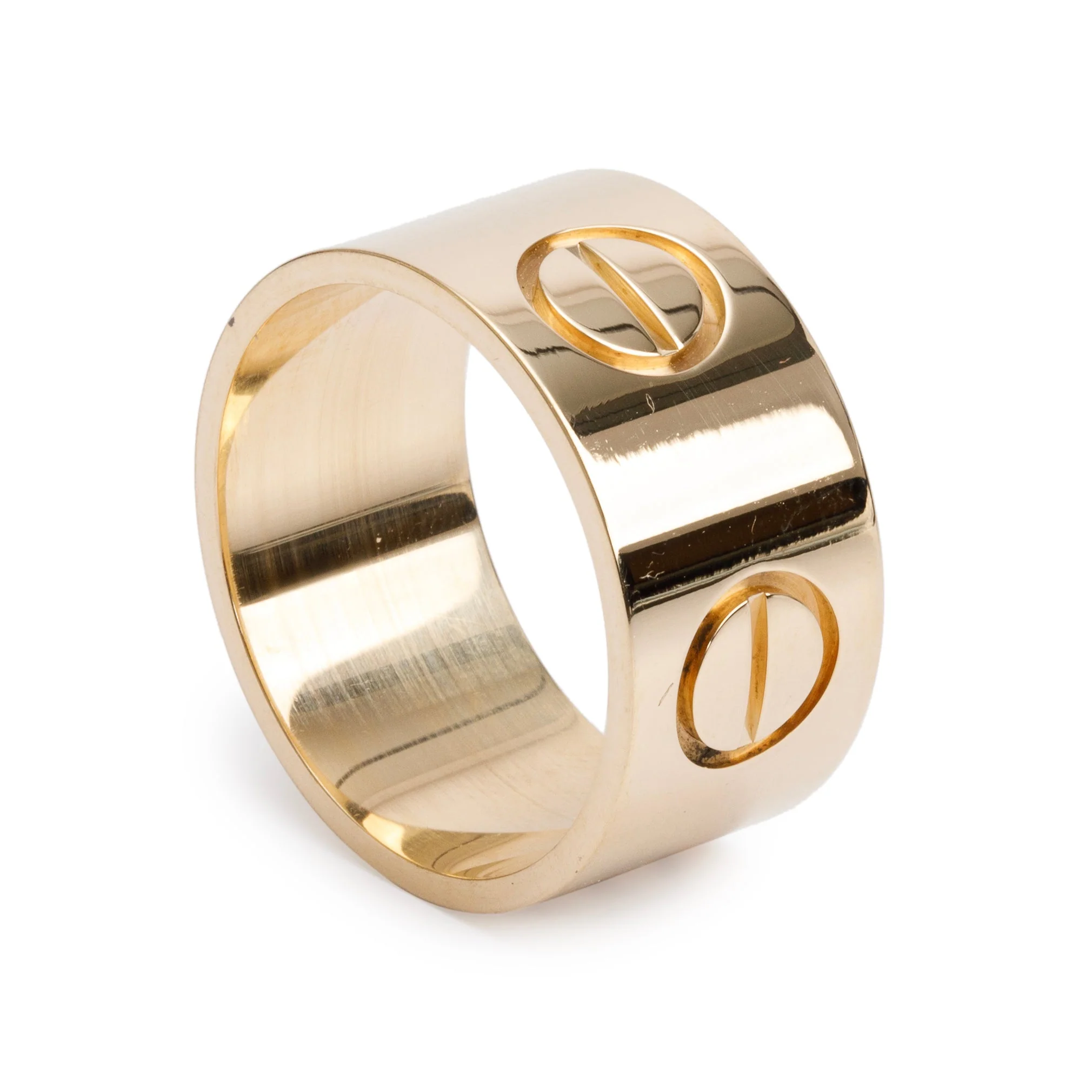 Cartier 18k Yellow Gold 11 MM Love Ring, Size 62 10 - Image 2
