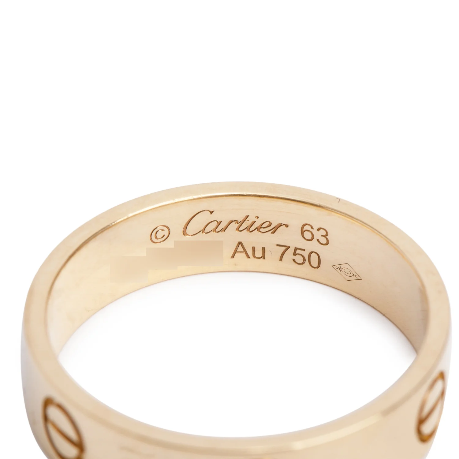 Cartier 18k Yellow Gold 5.5 MM Love Ring, Classic Model, Size 63 10.5 - Image 2