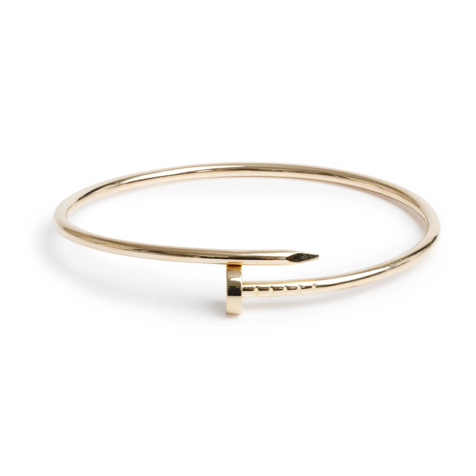 Cartier 18k Yellow Gold Juste Un Clou Bracelet, Small Model, Size 16 w/ Box