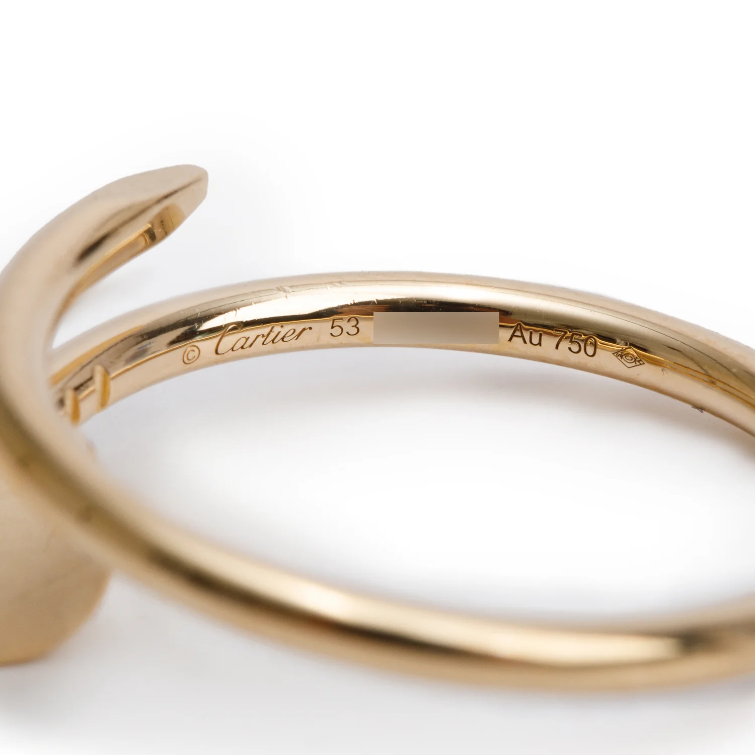 Cartier 18k Yellow Gold Juste Un Clou Ring, Small Model, Size 53 6.25 w/ Box, Receipt & Certificate - Image 3
