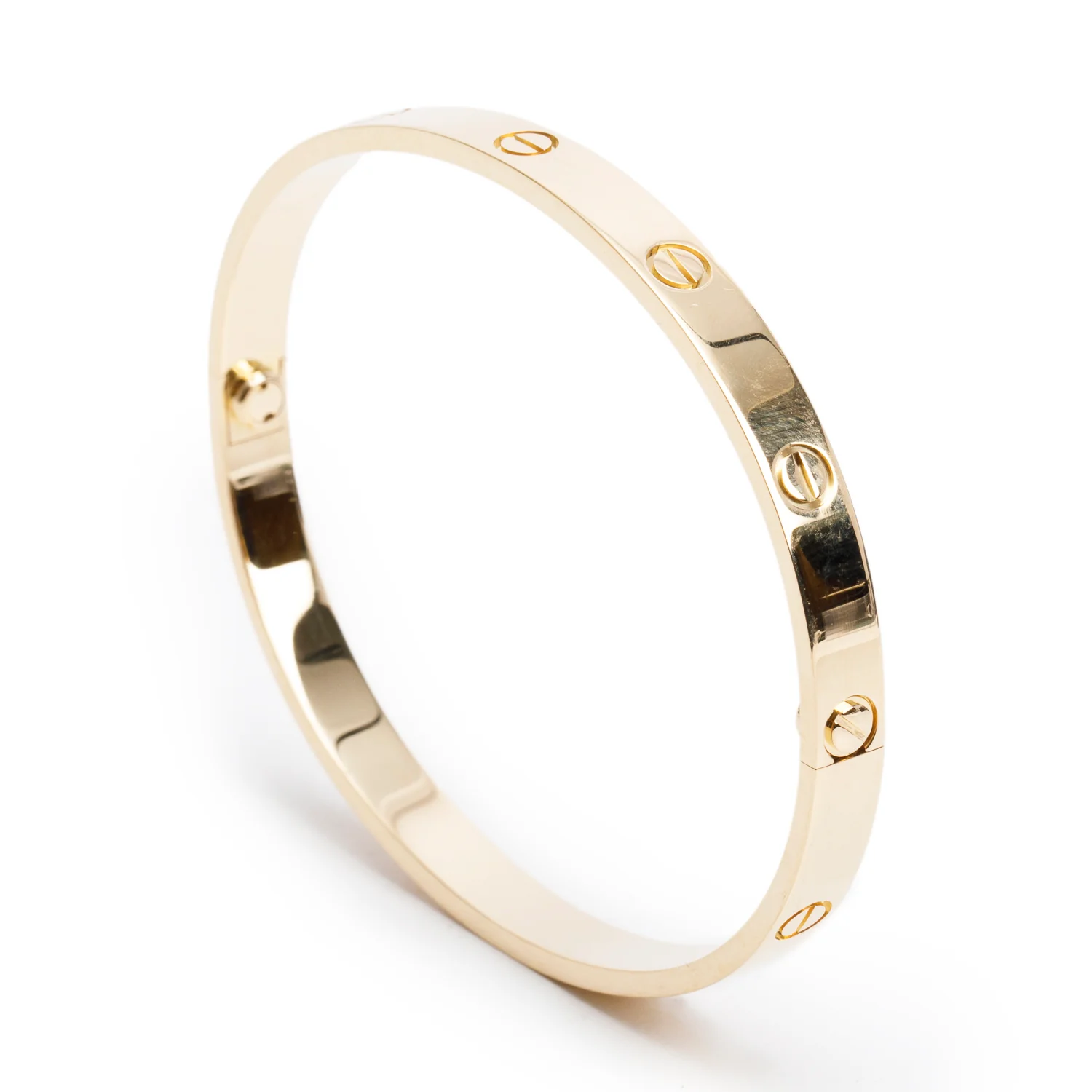 Cartier 18k Yellow Gold Love Bracelet, Classic Model, Size 20 w/ Certificate - Image 3