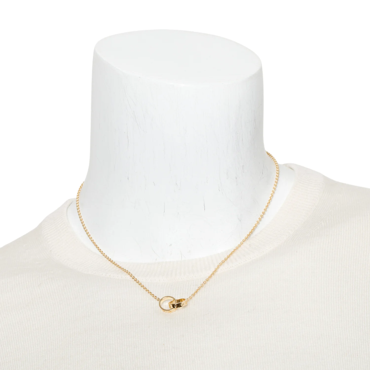 Cartier 18k Yellow Gold Love Necklace w/ Box - Image 2