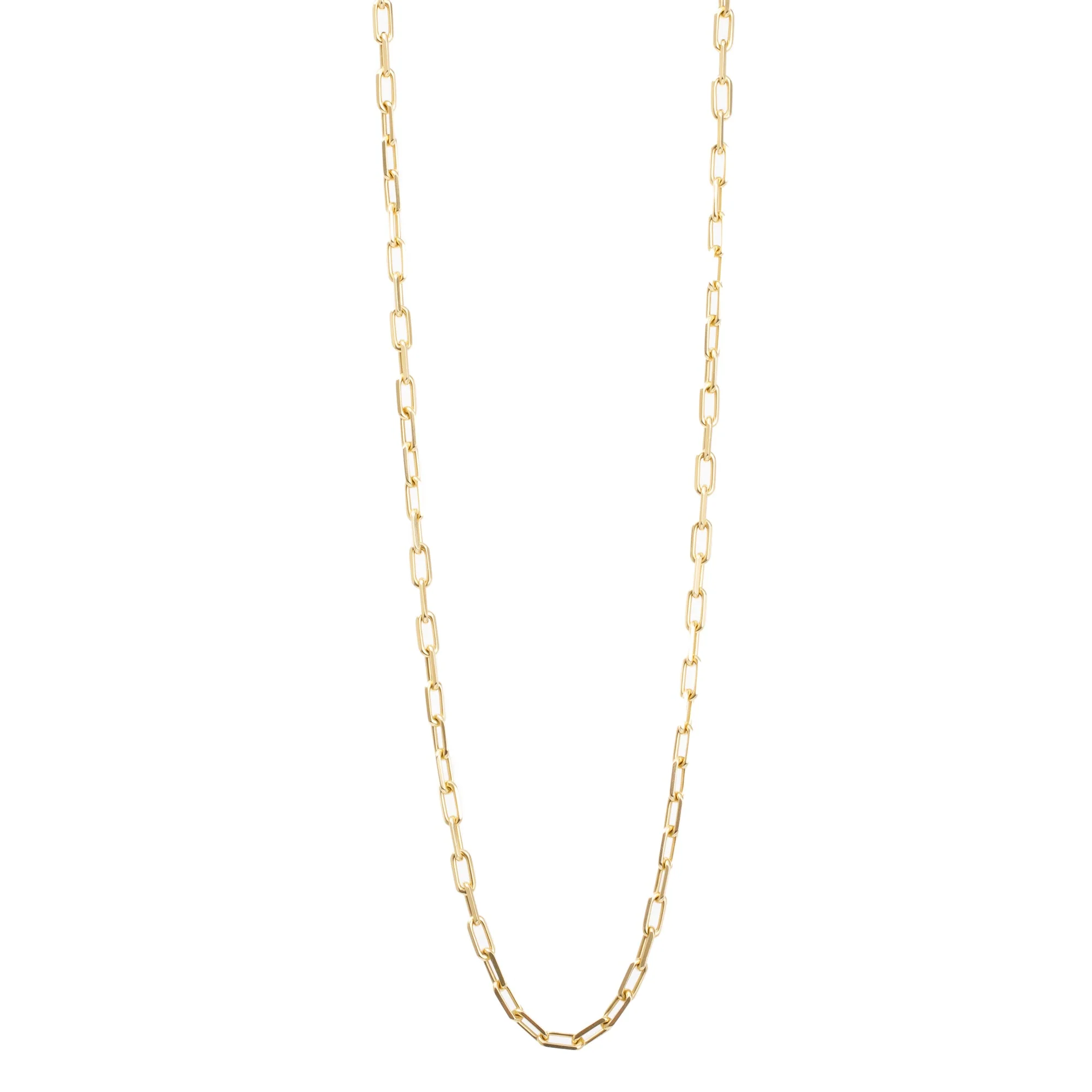 Cartier 18k Yellow Gold Santos de Cartier Link Chain Necklace w/ Receipt - Image 5