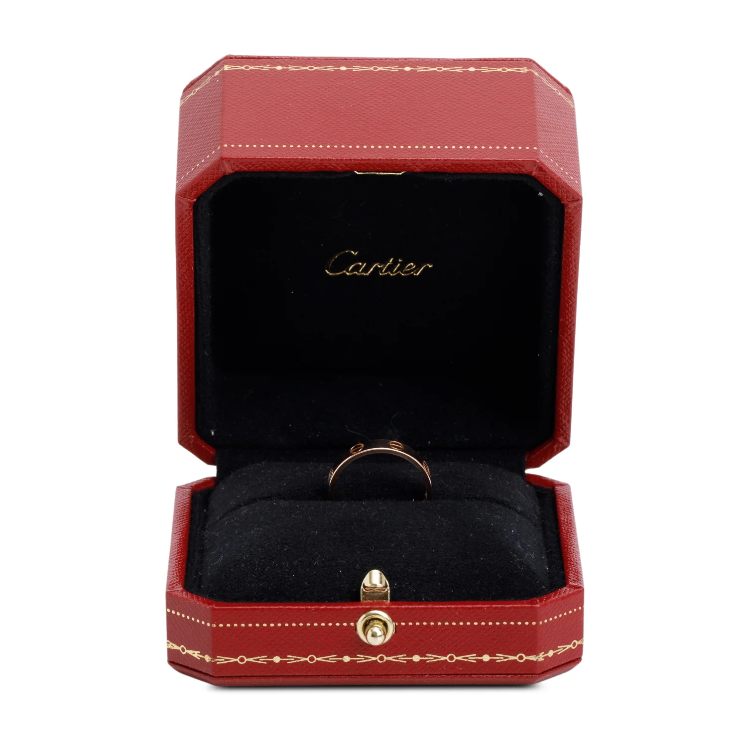 Cartier 2023 18k Rose Gold 3.6 mm Love Wedding Band Ring, Size 53 6.5 w/ Box & Receipt - Image 2