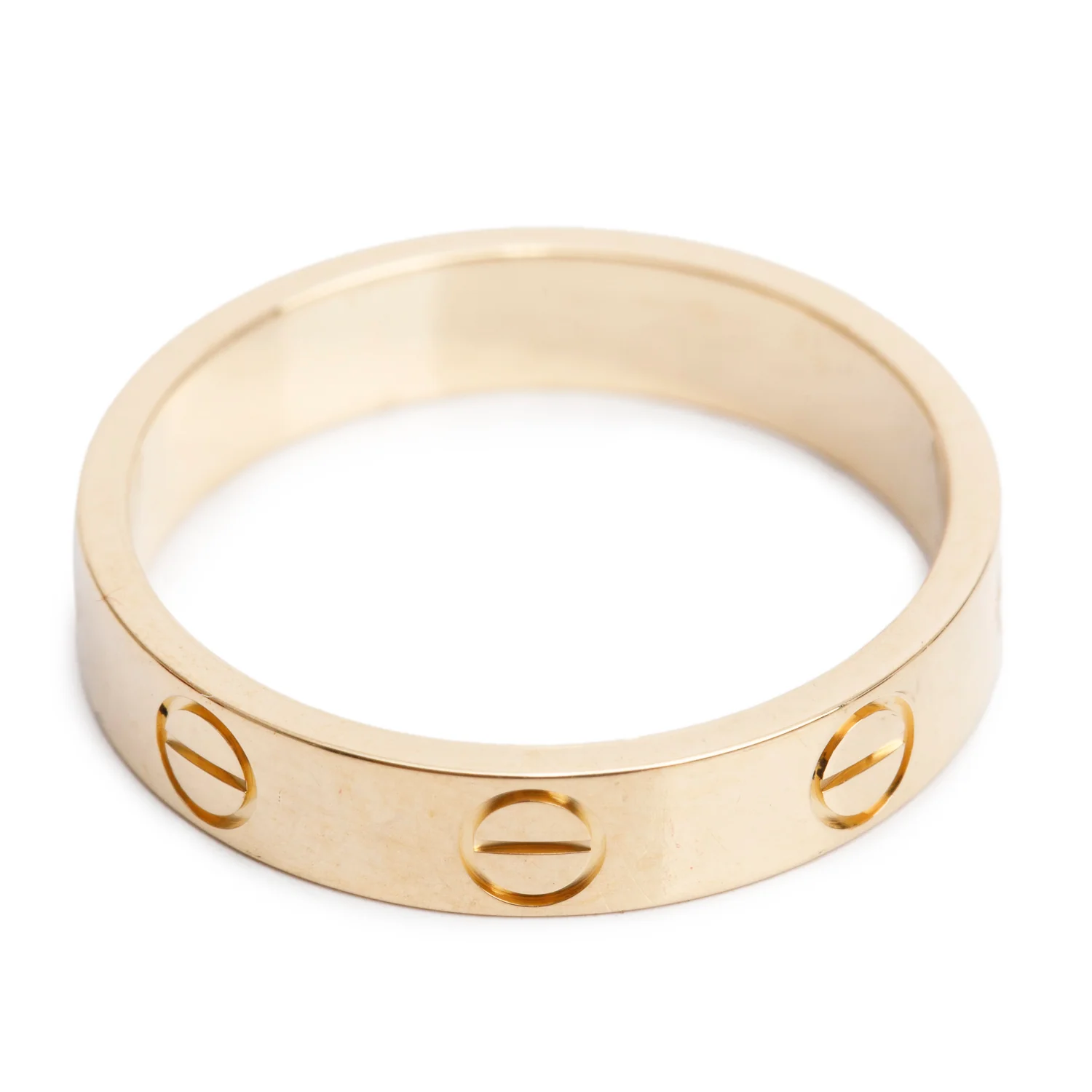 Cartier 2023 18k Yellow Gold 3.6 MM Love Wedding Band Ring, Size 51 5.75 w/ Box, Receipt & Certificate - Image 3