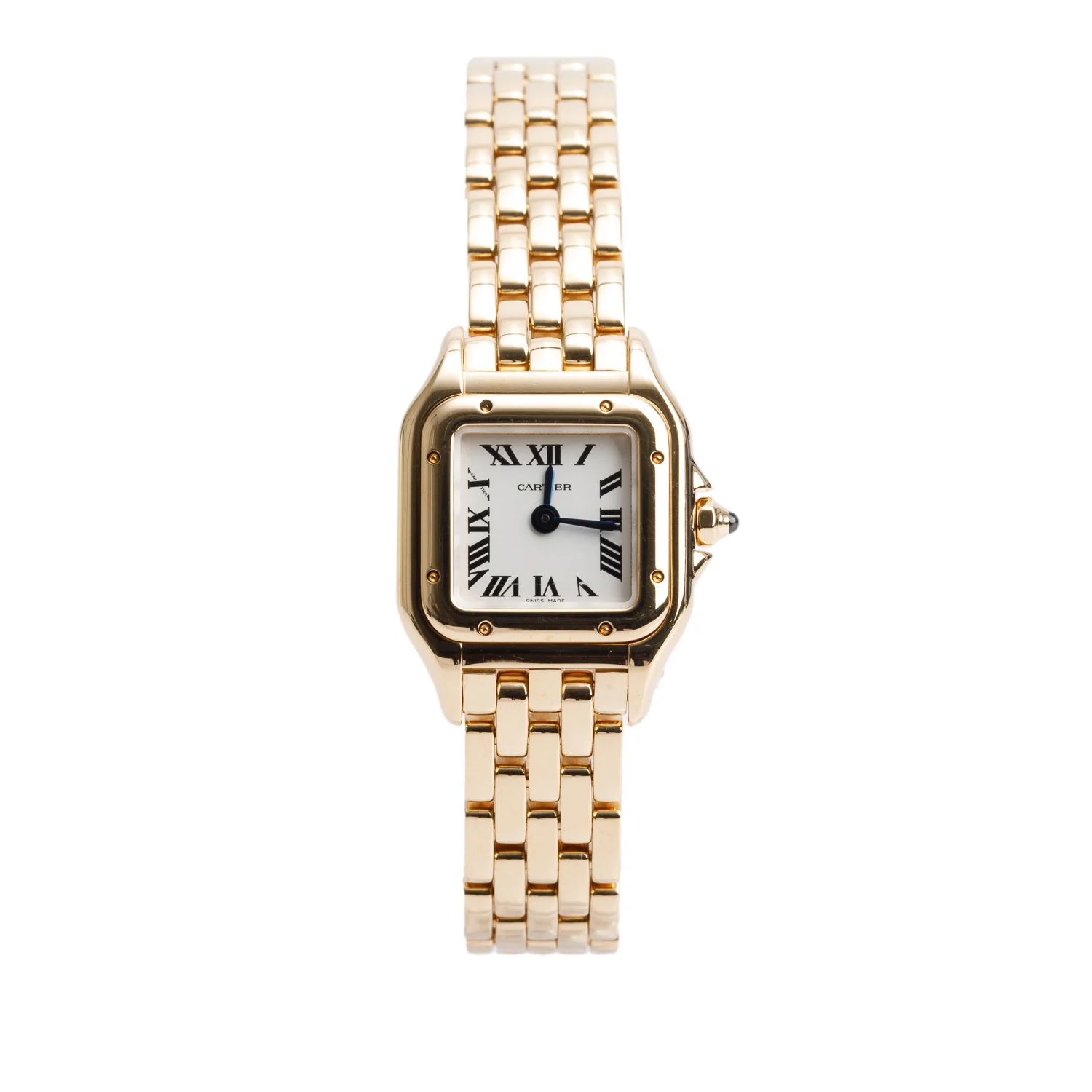 Cartier 2023 18k Yellow Gold Panthere de Cartier Watch, Mini Model 4102 w/ Box & Papers