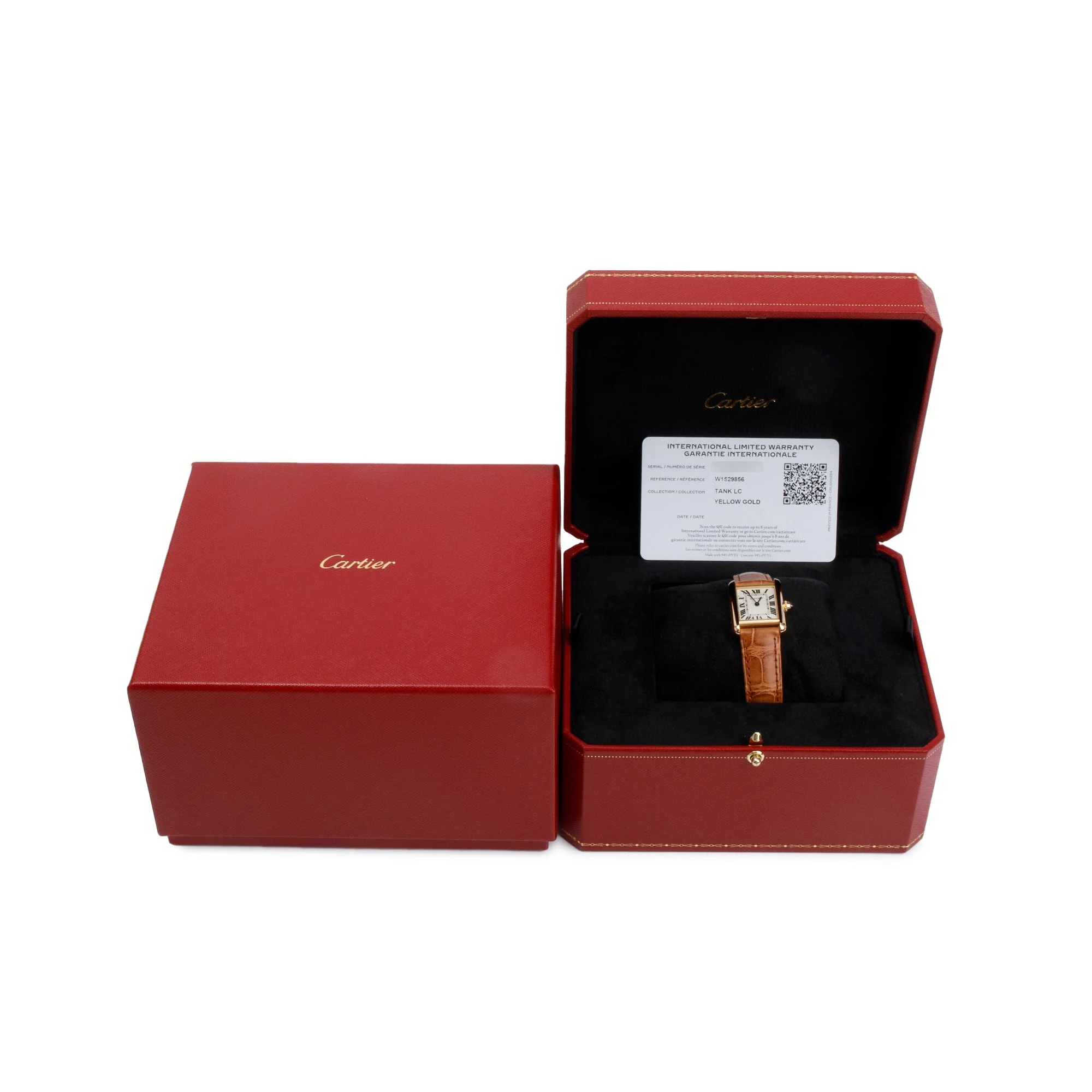 Cartier 2023 18k Yellow Gold Tank Louis 22 MM Watch, Small Model w/ Box & Papers - Image 2