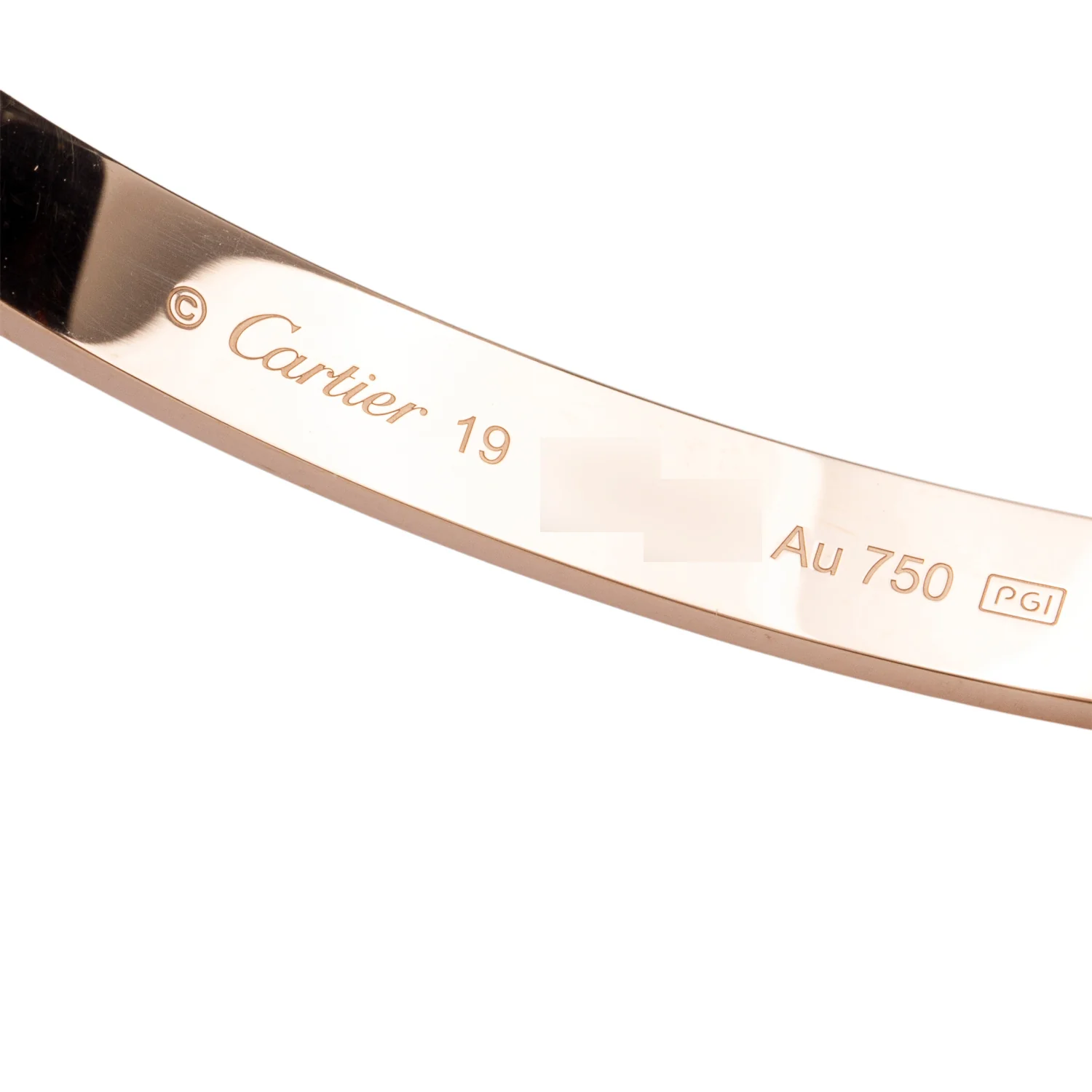 Cartier 2024 18k Rose Gold Love Bracelet, Classic Model, Size 19 w/ Box, Receipt & Certificate - Image 3