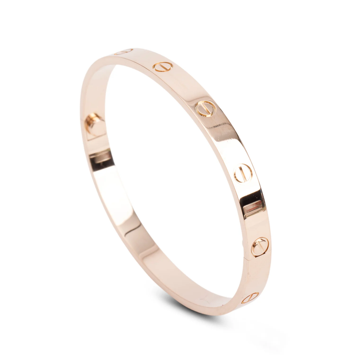 Cartier 2024 18k Rose Gold Love Bracelet, Classic Model, Size 19 w/ Box, Receipt & Certificate - Image 4