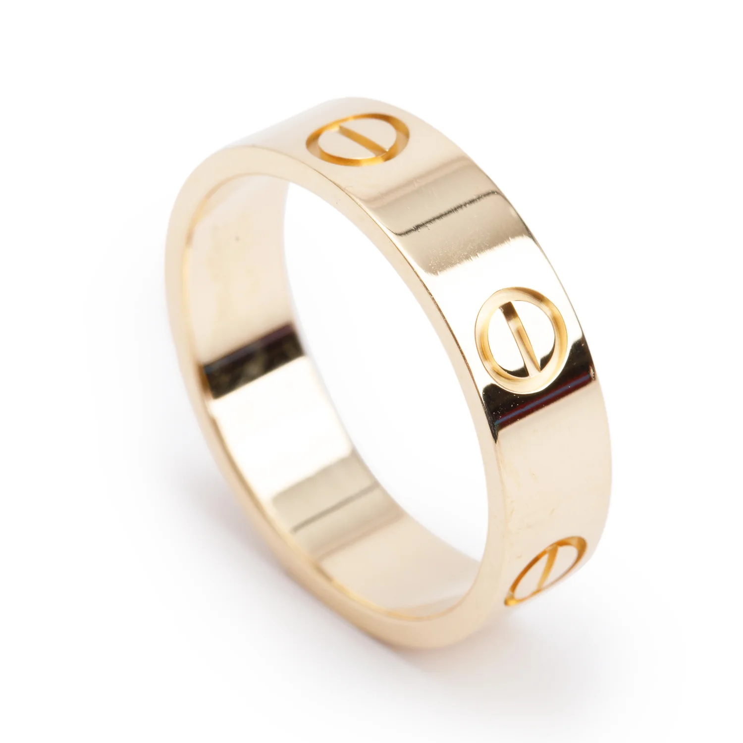 Cartier 2024 18k Yellow Gold 5.5 MM Love Ring, Classic Model, Size 58 8.25 w/ Box & Certificate - Image 4