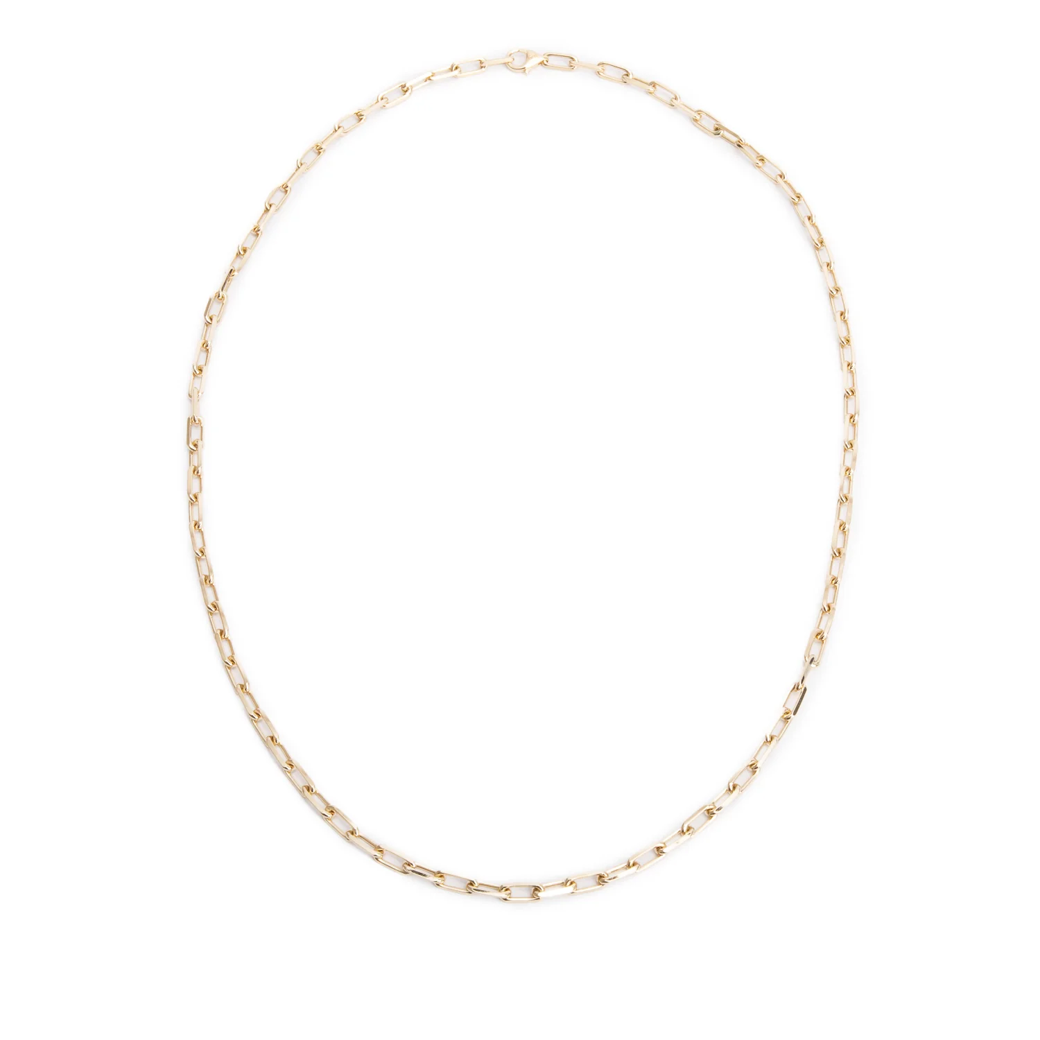 Cartier 2024 18k Yellow Gold Santos de Cartier Necklace, Chain, Small Model w/ Box & Certificate