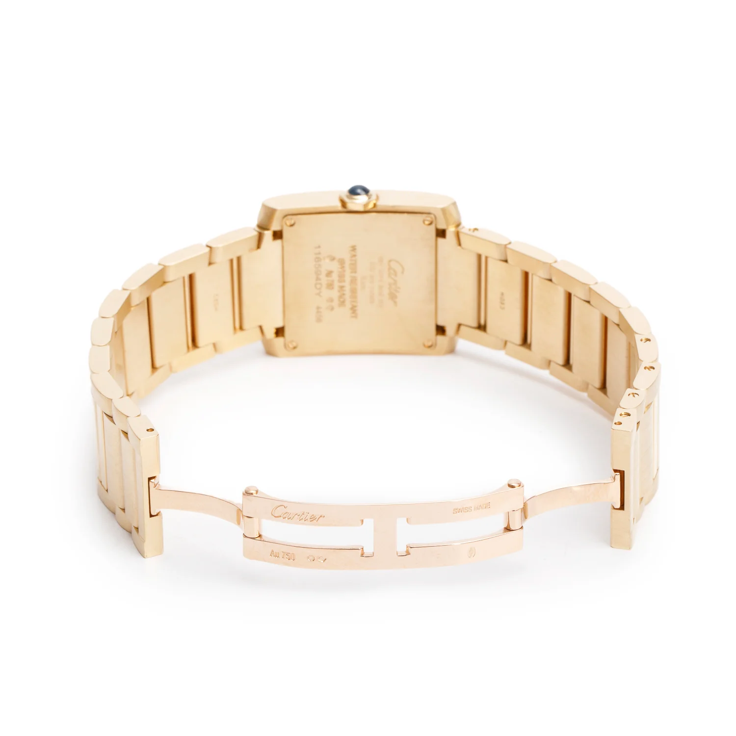 Cartier 2024 18k Yellow Gold Tank Francaise Watch, Medium Model 4456 w/ Box & Papers - Image 5