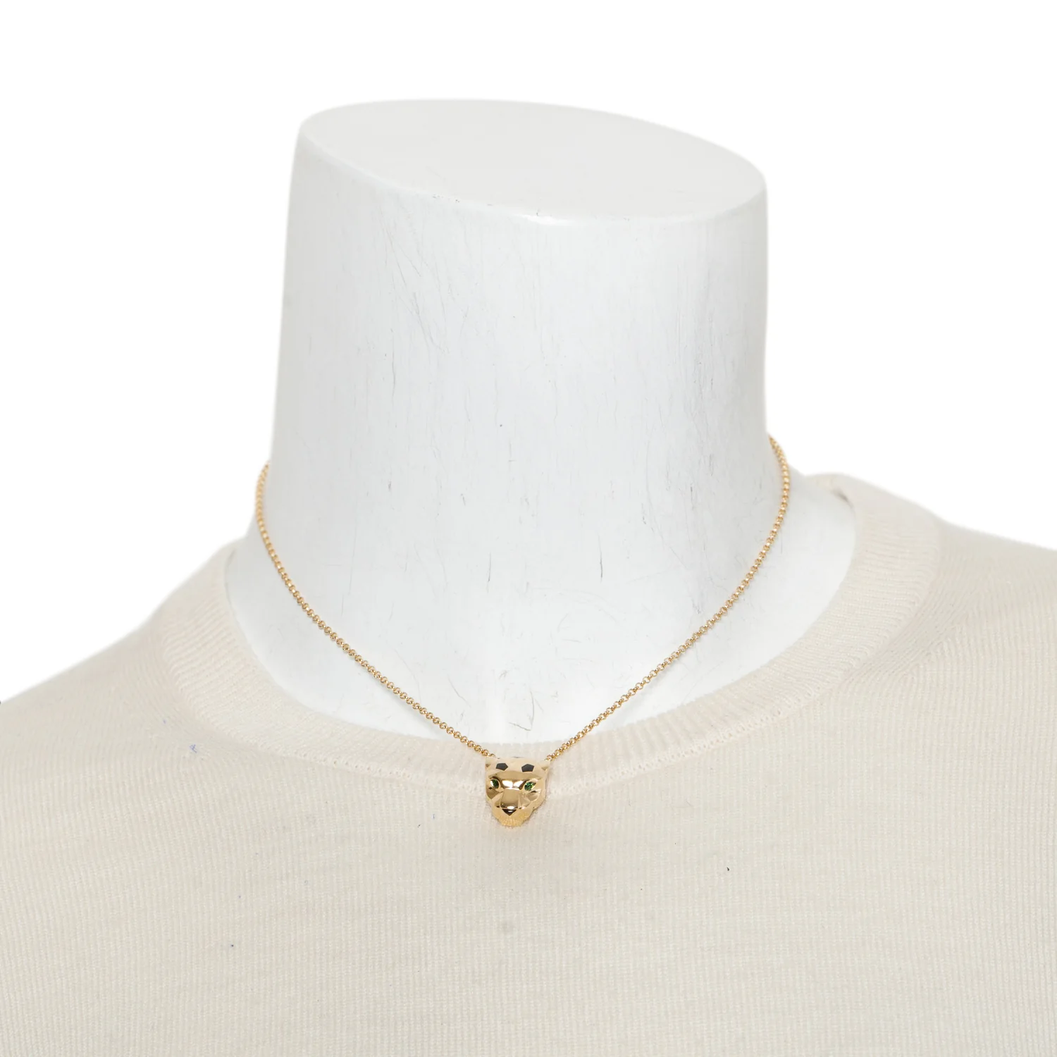 Cartier 2025 18k Yellow Gold Panthere de Cartier Pendant Necklace w/ Box & Receipt - Image 2