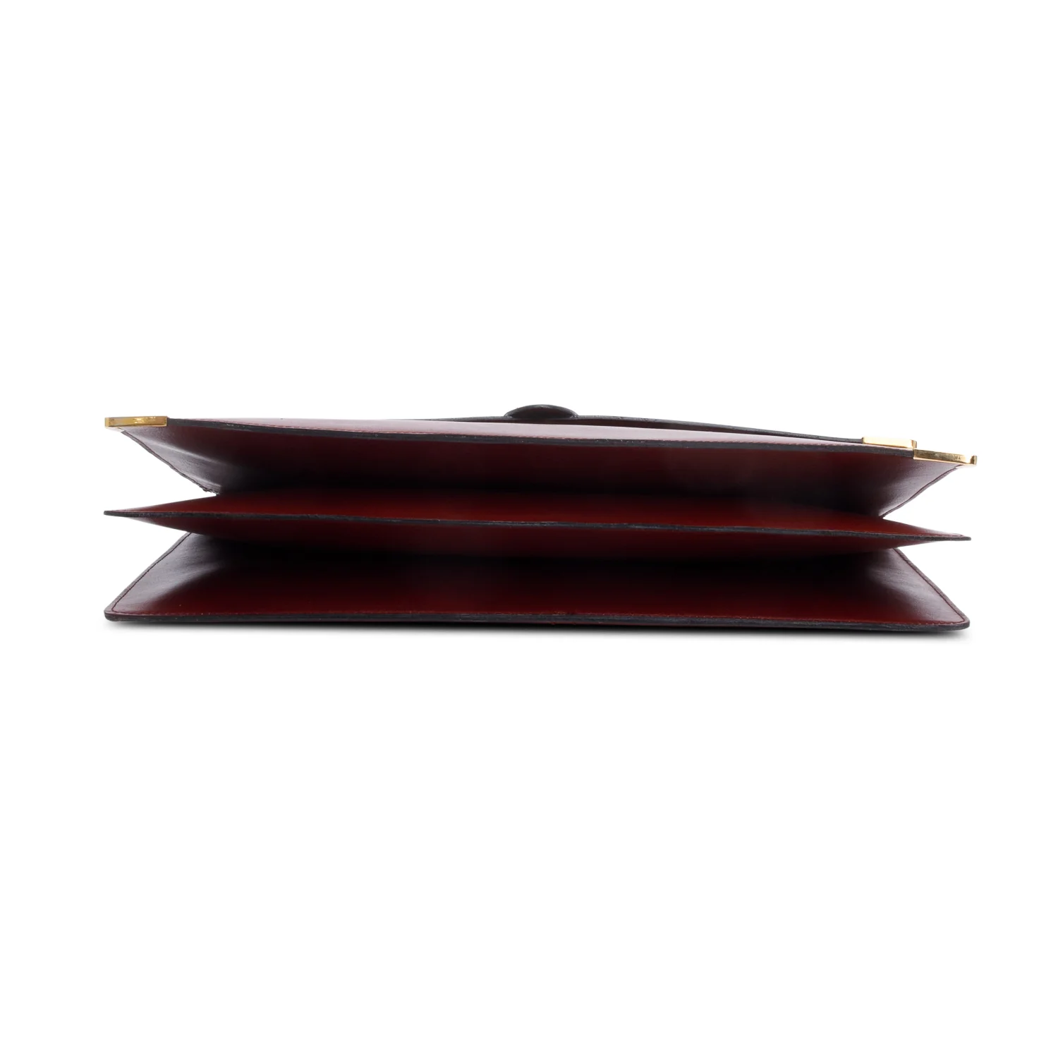 Cartier Burgundy Leather C De Cartier Clutch - Image 5