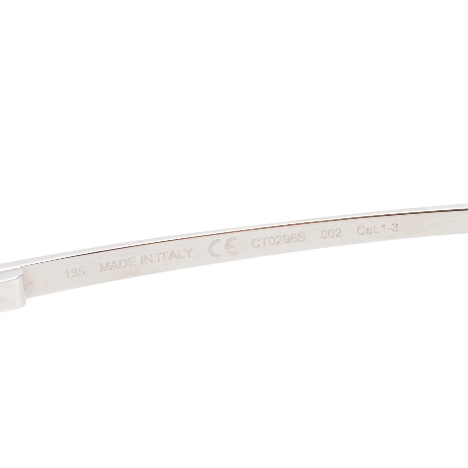 Cartier CT0296S Silver-Tone Metal Santos de Cartier Dumont Pilot Sunglasses - Image 4